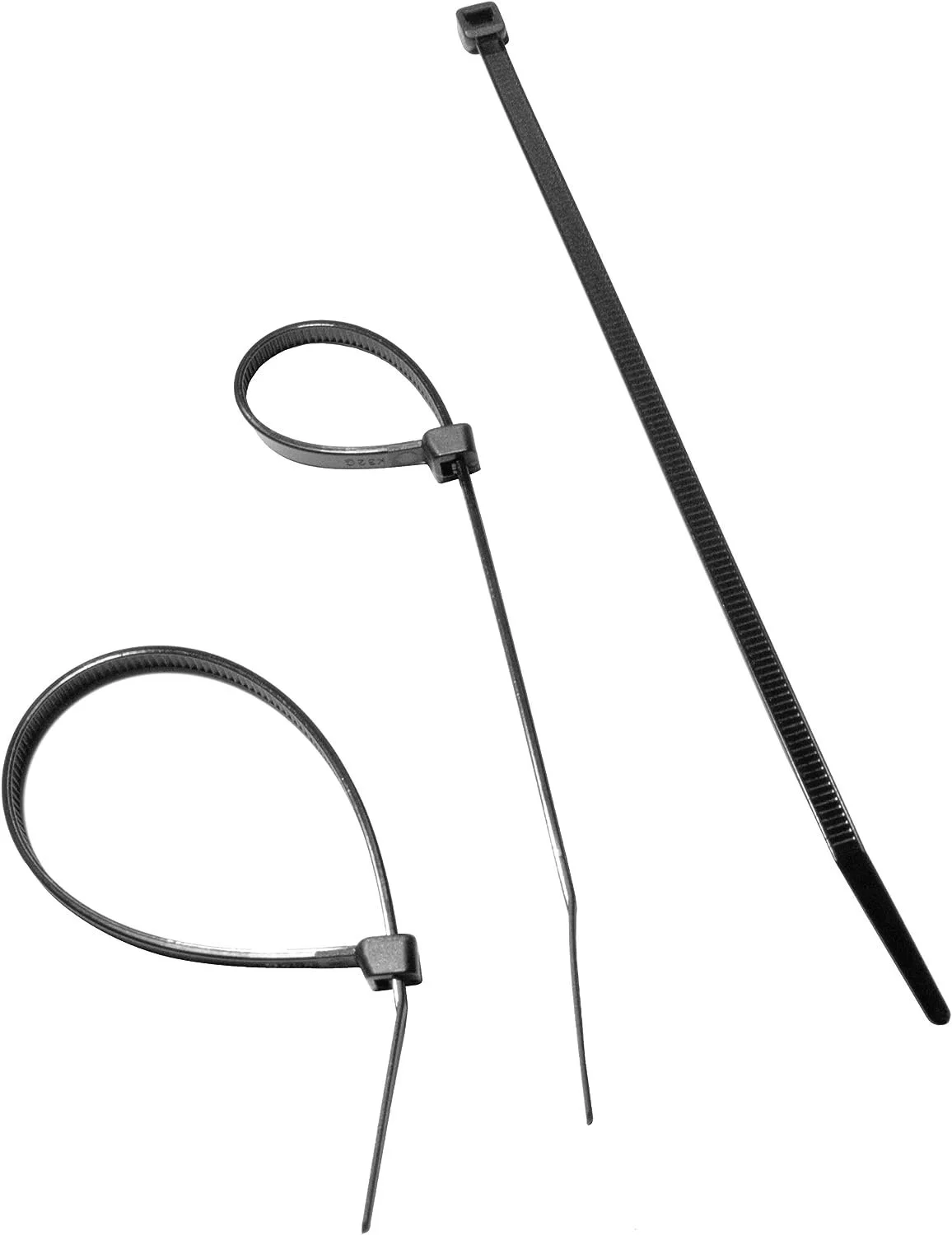 Coolaroo 301392 Accessories, Black Shade Fabric Attachment and Placement, 20 Count Tie Wraps, 20Count