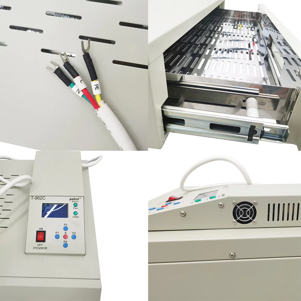 Techtongda T962C Reflow Oven Professional Infrared Heater Soldering Machine Automatic Reflow Machine 600x400mm