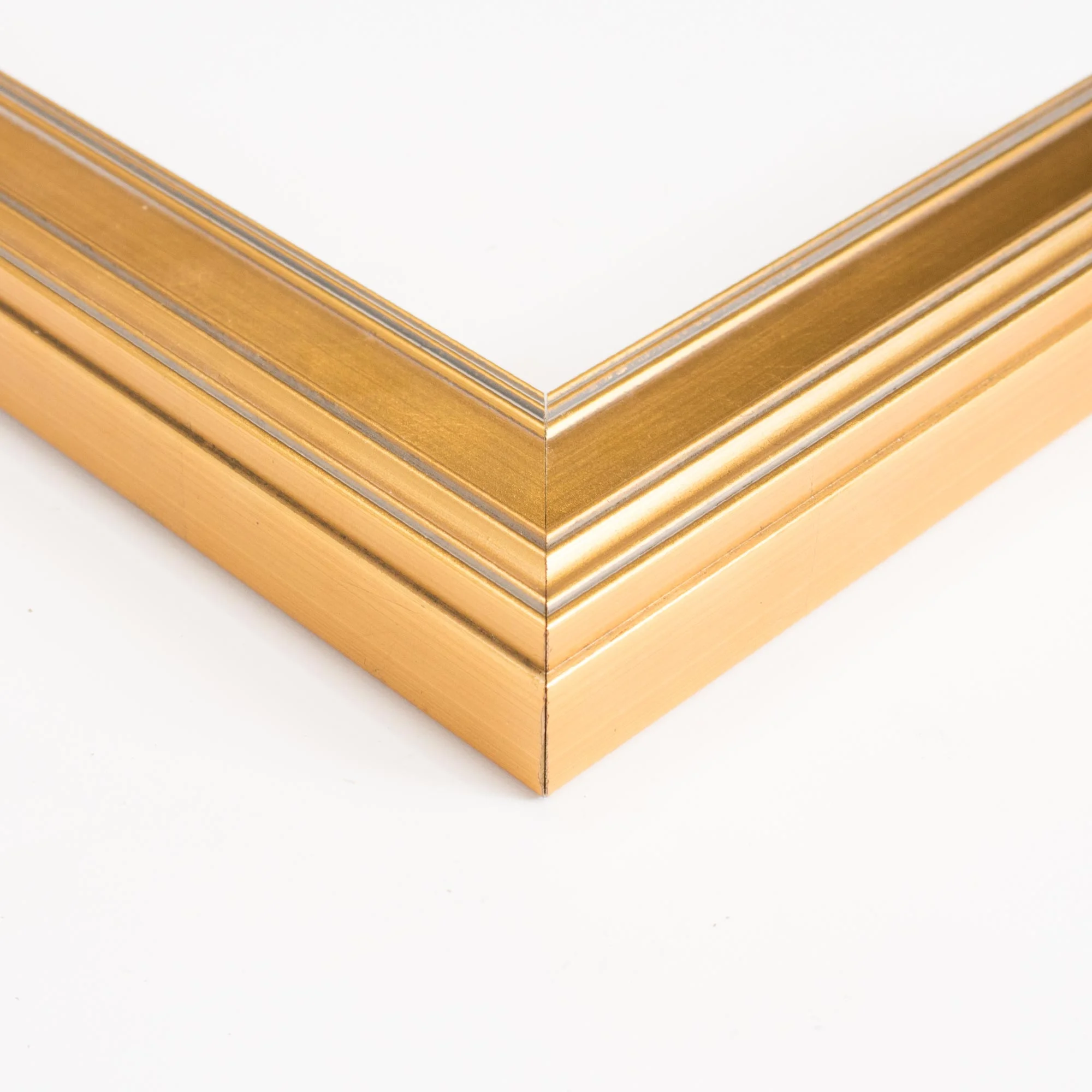 14x24 Frame Gold Solid Wood Picture Frame Width 2 Inches | Interior Frame Depth 0.5 Inches |