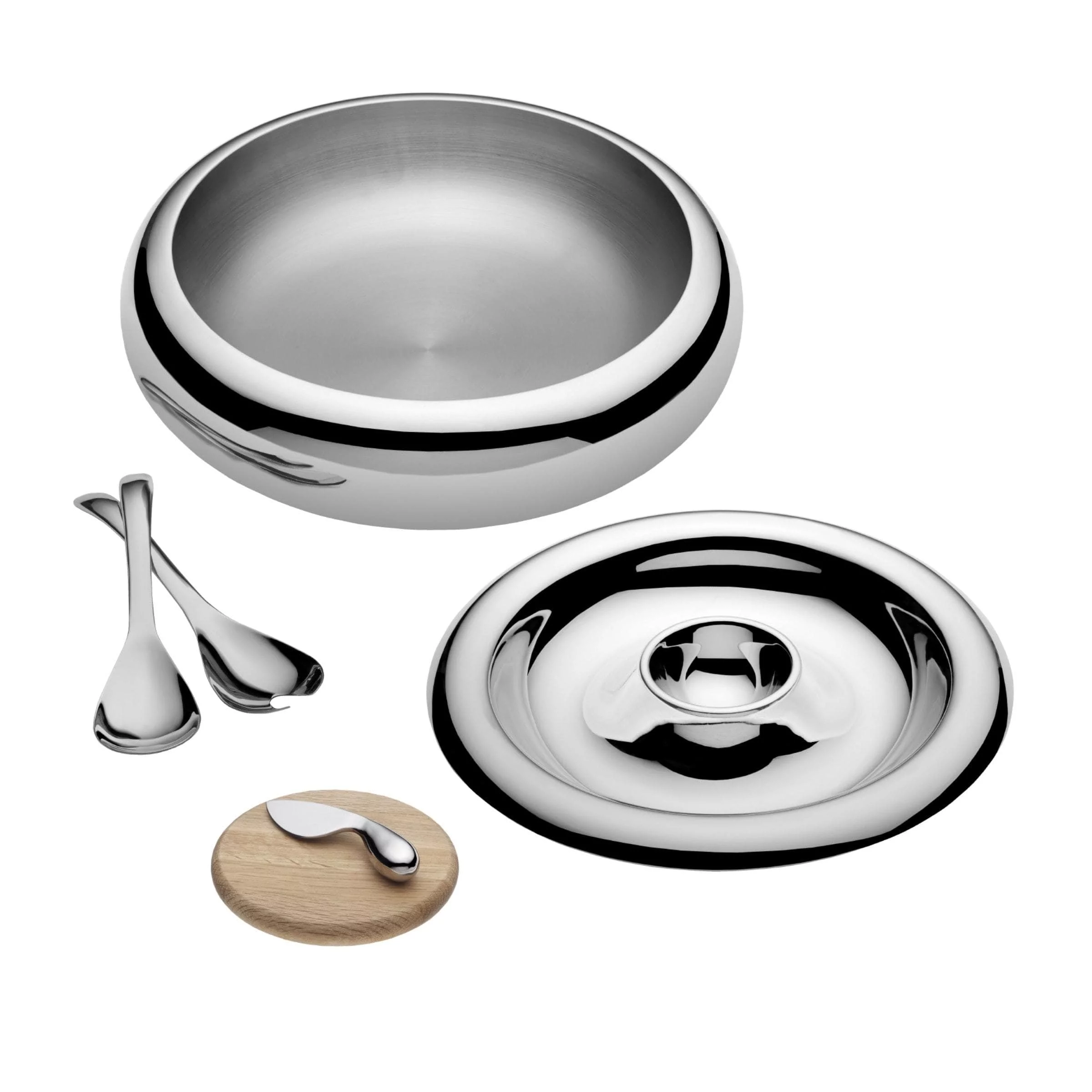 Mikasa 6pc Entertaining Set Stainless Steel