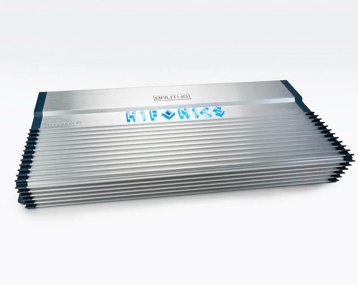 HIFONICS BXX3000.1D BRUTUS 3000W 1-OHM STABLE ULTRA-FI MOSFET 1-CH AMP CLASS D Bundle