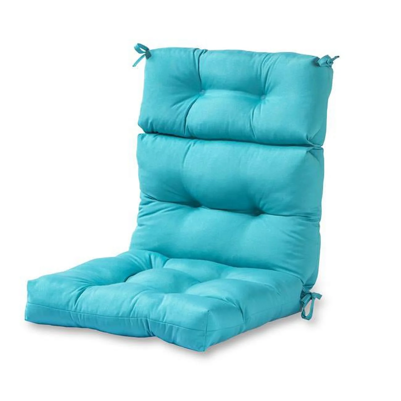 Greendale Home Fashions AZ4809-TEAL 44 x 22 in. Outdoor High Back Chair Cushion, Teal