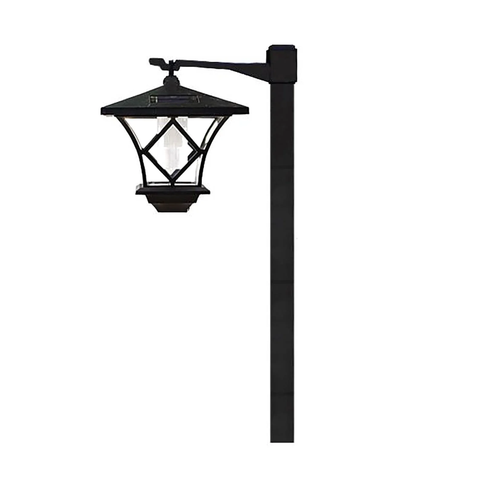 Corner Floor Lamp with Shelves Solar Street Lights Outdoor Solar Powered Old Fashioned Street Lights Outside Solar Lamp Post Lights Lights For Garden Yard Backyard Lights Outdoor Solar Lights