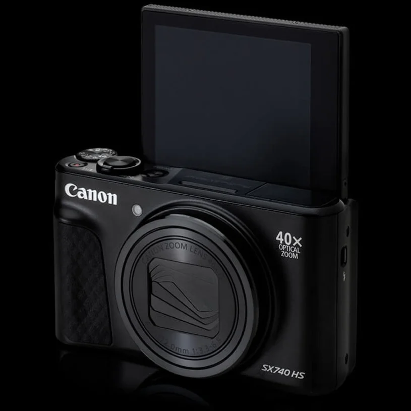 Canon PowerShot SX740 HS 20.3 Megapixel Compact Camera, Black