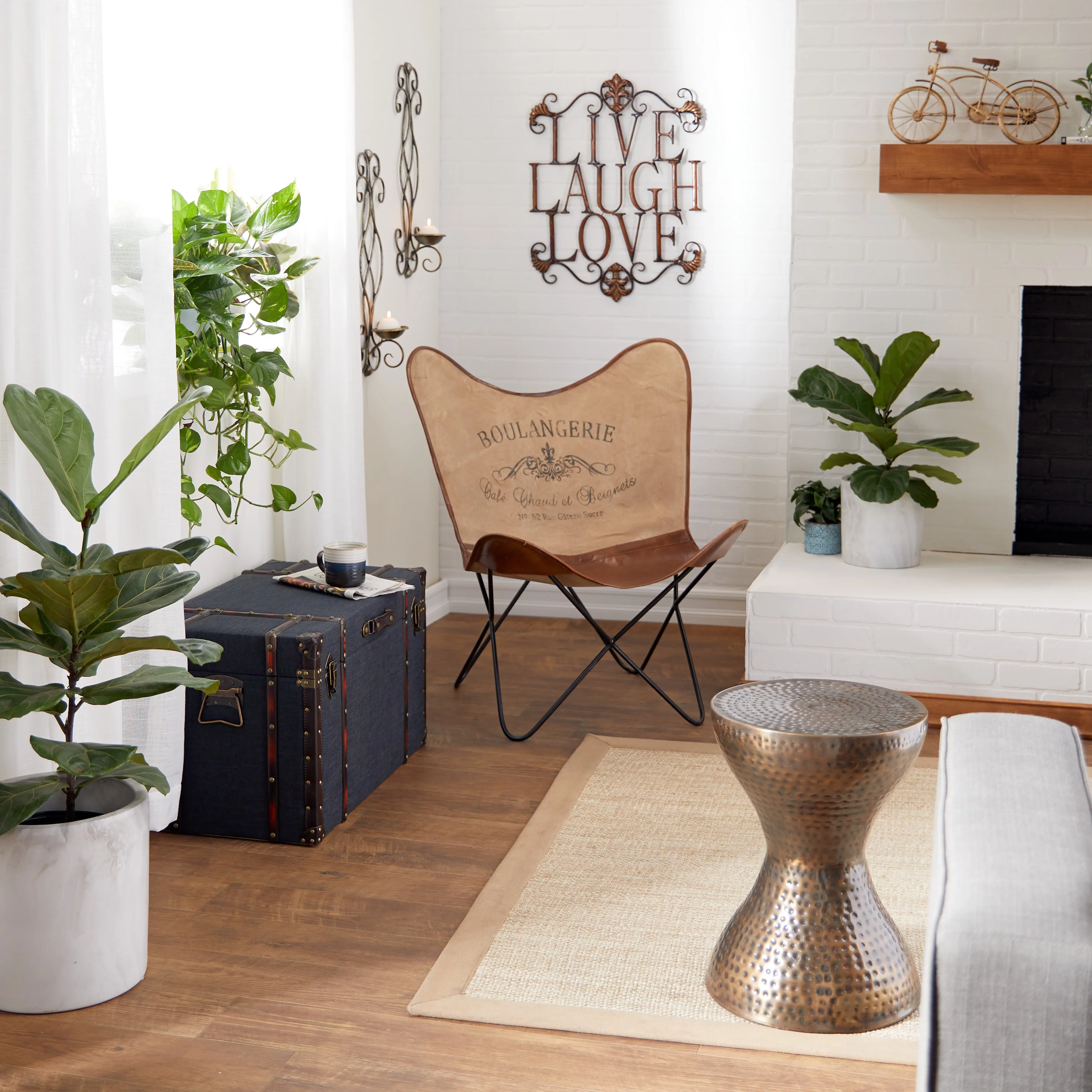 Studio 350 Bronze Metal 2 Candle Wall Sconce (Set of 2) - 25