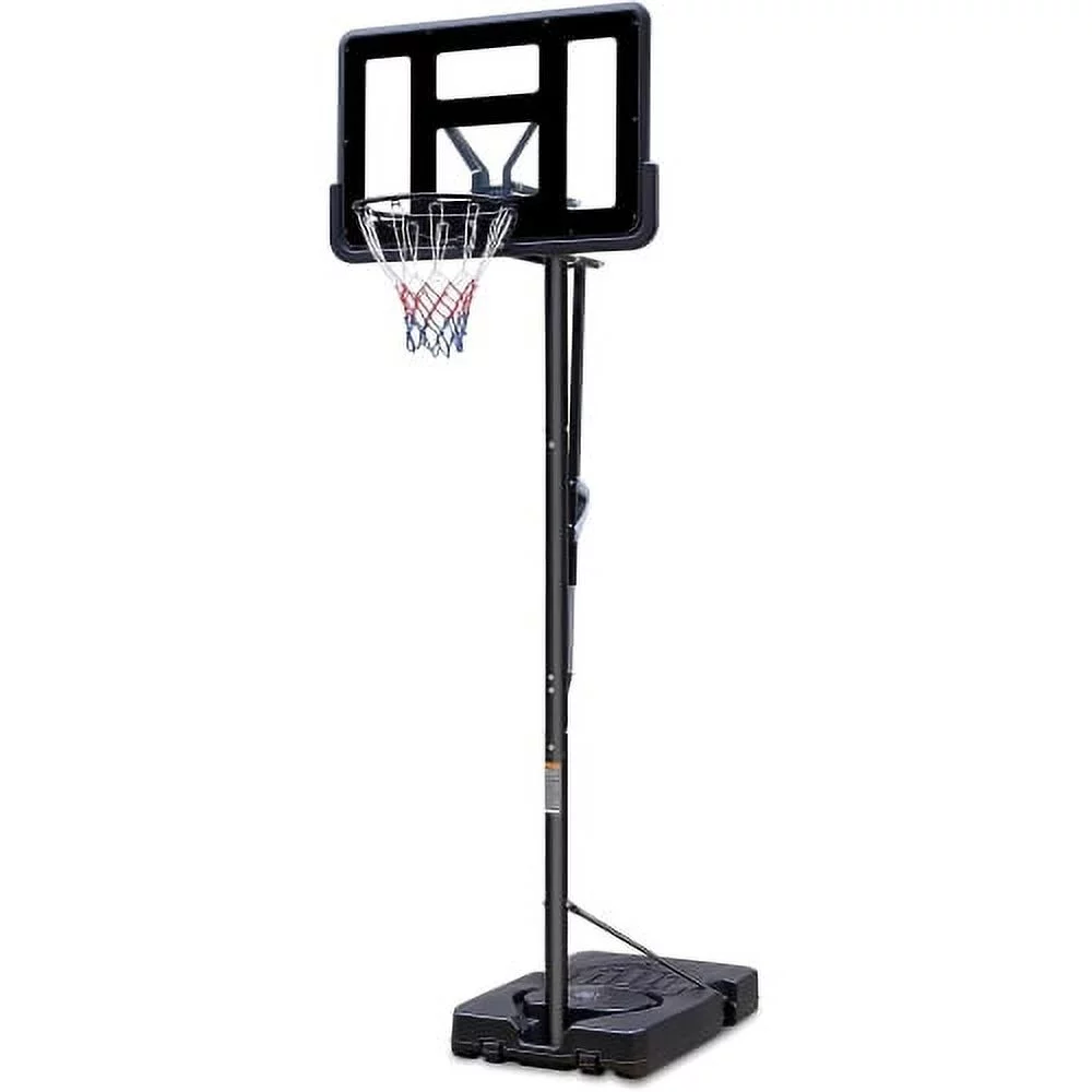 Teenagers Portable Basketball Hoop Height Adjustable basketball hoop stand 7.5ft - 10ft with 44 Inch Backboard and Wheels for Adults Teens