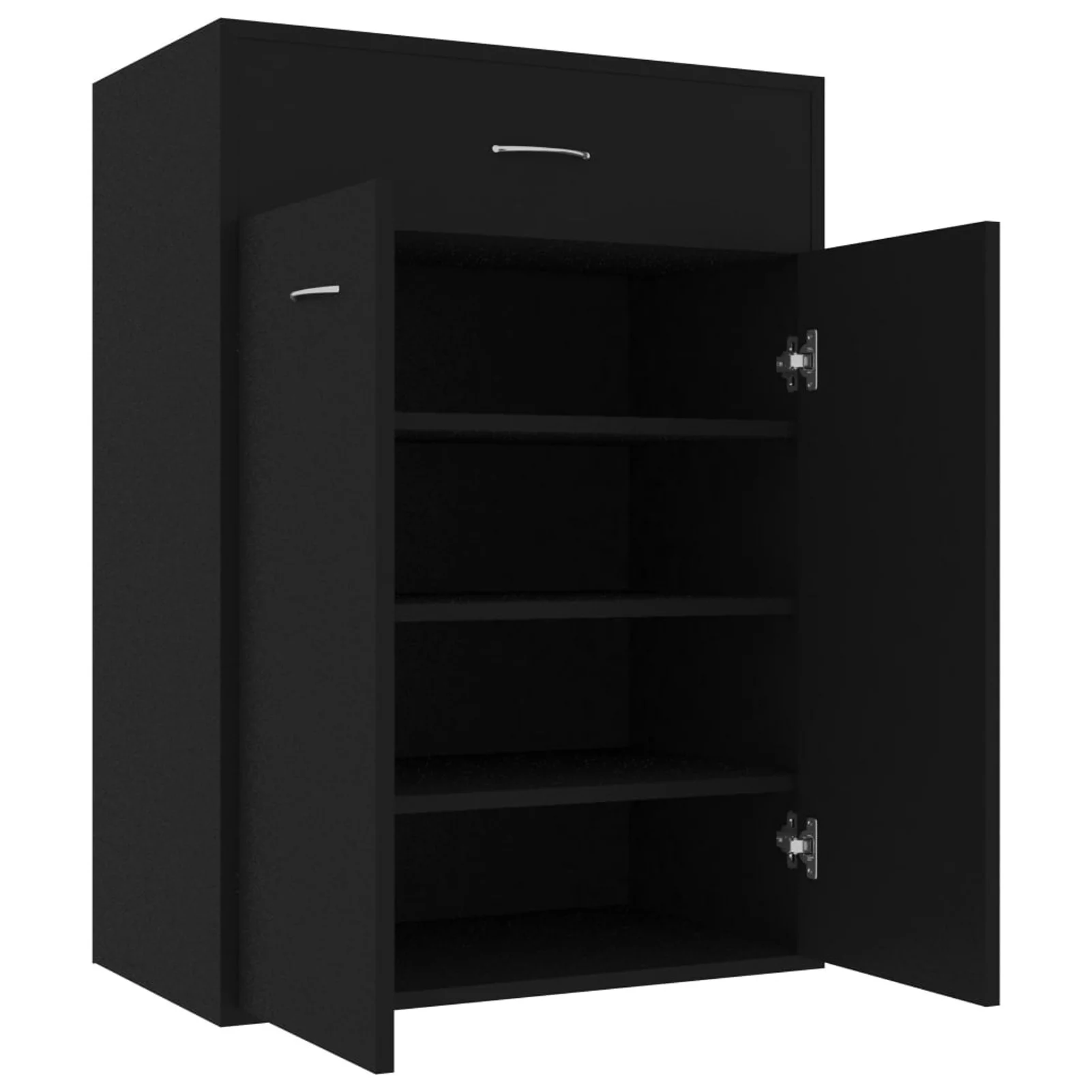 moobody Shoe Cabinet Black 23.6