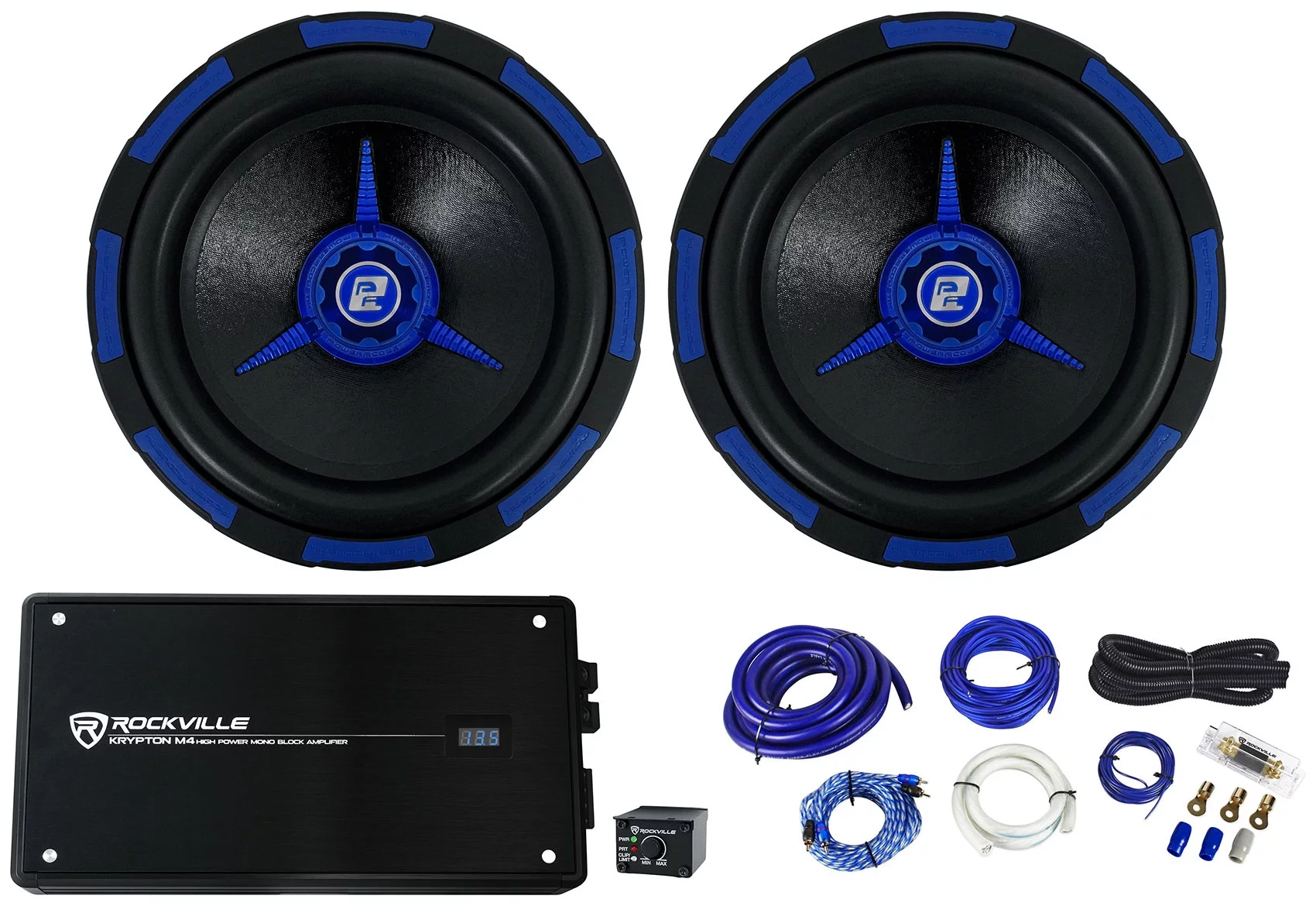 (2) Power Acoustik MOFO-124X 12