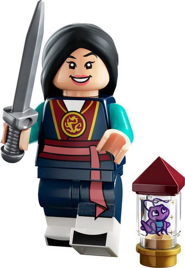 LEGO MiniFigures Disney 100 Series 3: Mulan Minifigure - 71038 With Purple Cape