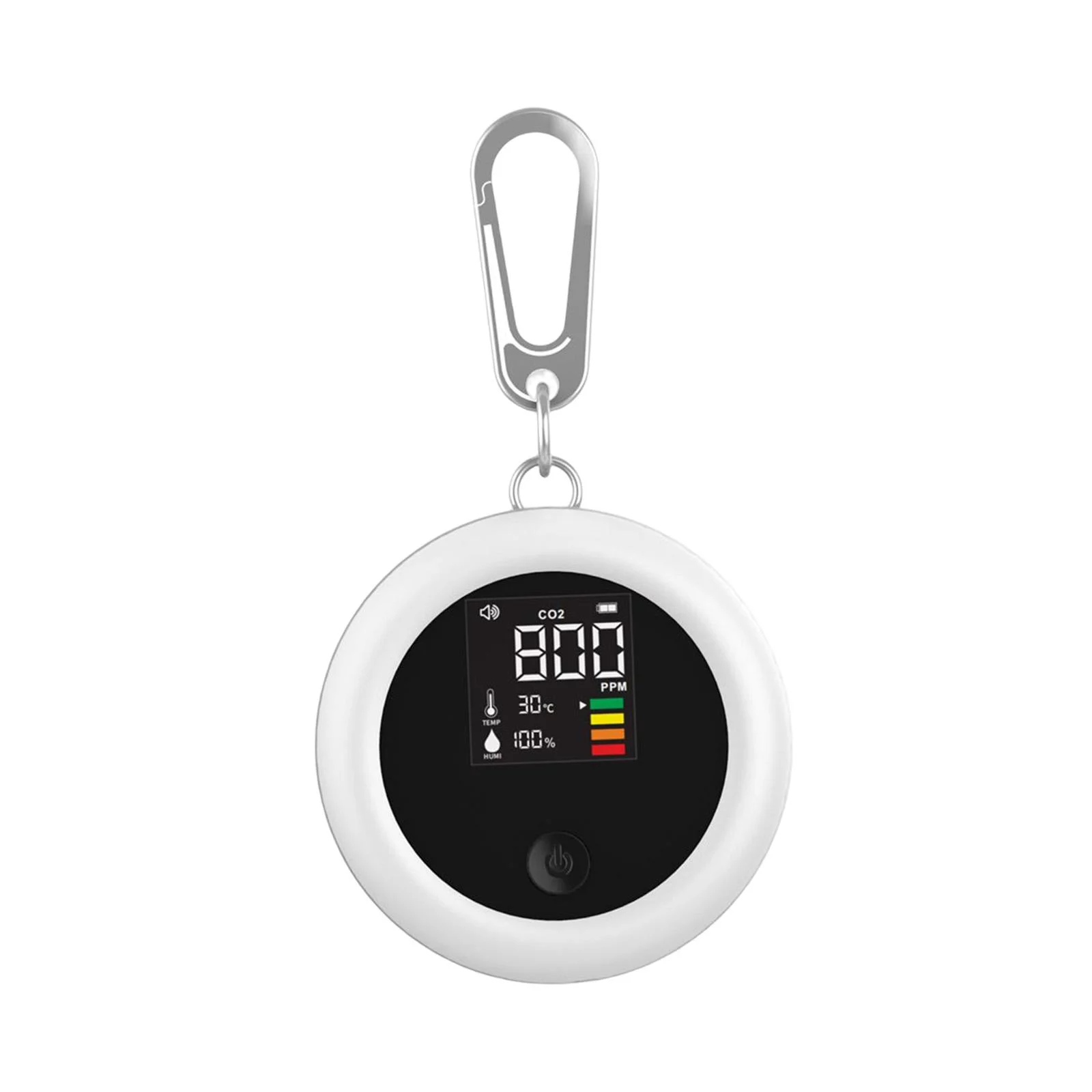 Carbon Dioxide CO2 Analyzer Multifunctional Portable Real Time Data Recording Air Quality Testor for Airport Indoor