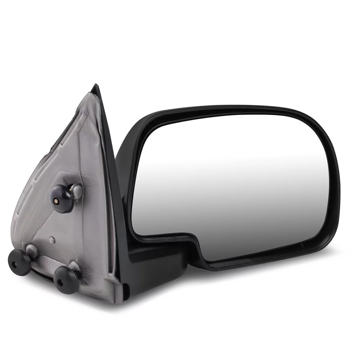 DNA Motoring MR-OEM-009-R For 1999 to 2007 Chevy / GMC Silverado / Sierra Black Manual Telescoping Tow Mirror (Right / Passenger)