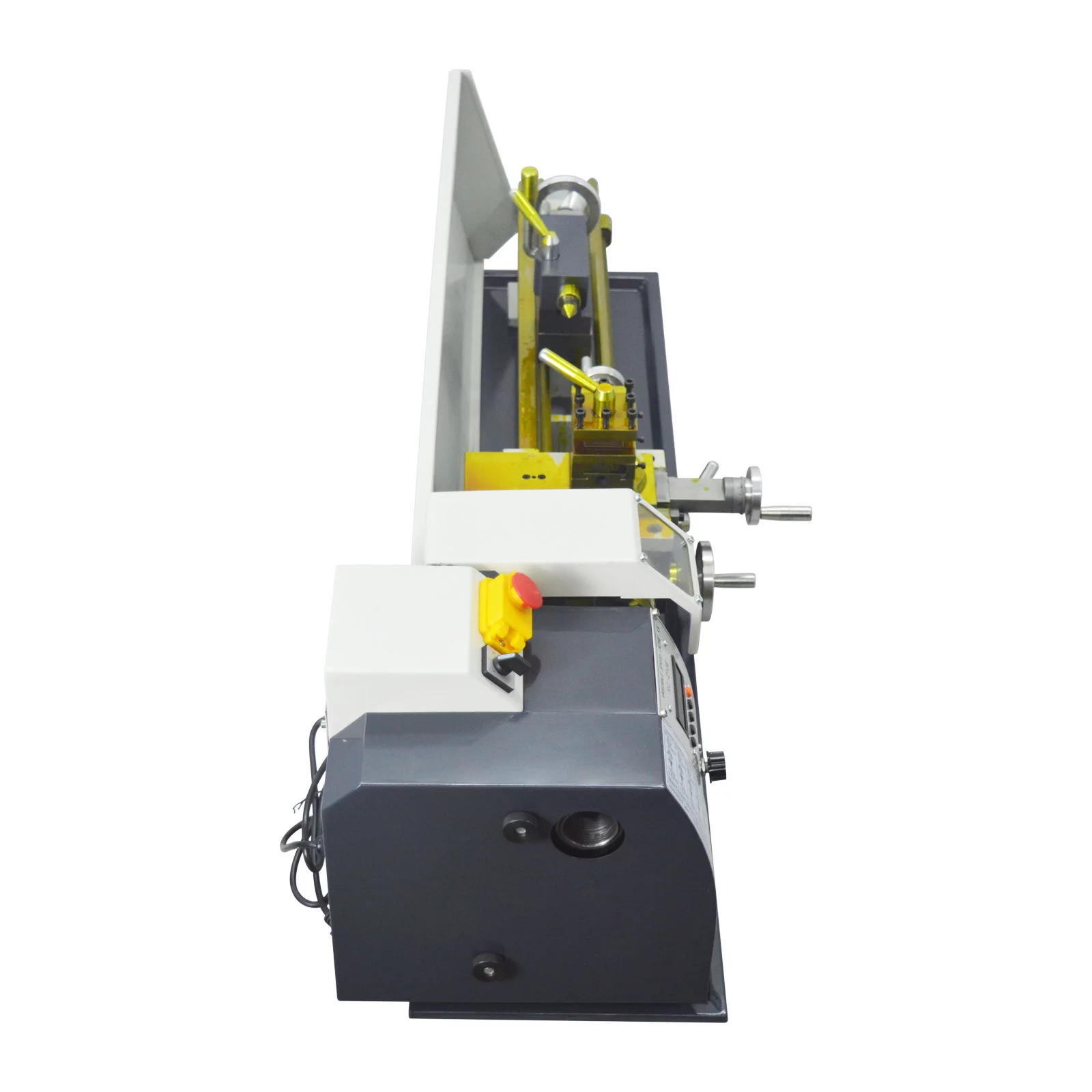 Mini Metal Bench Lathe Variable Speed Precision Inch Instrument Machine Threaded Version RC-210E 1100W 8