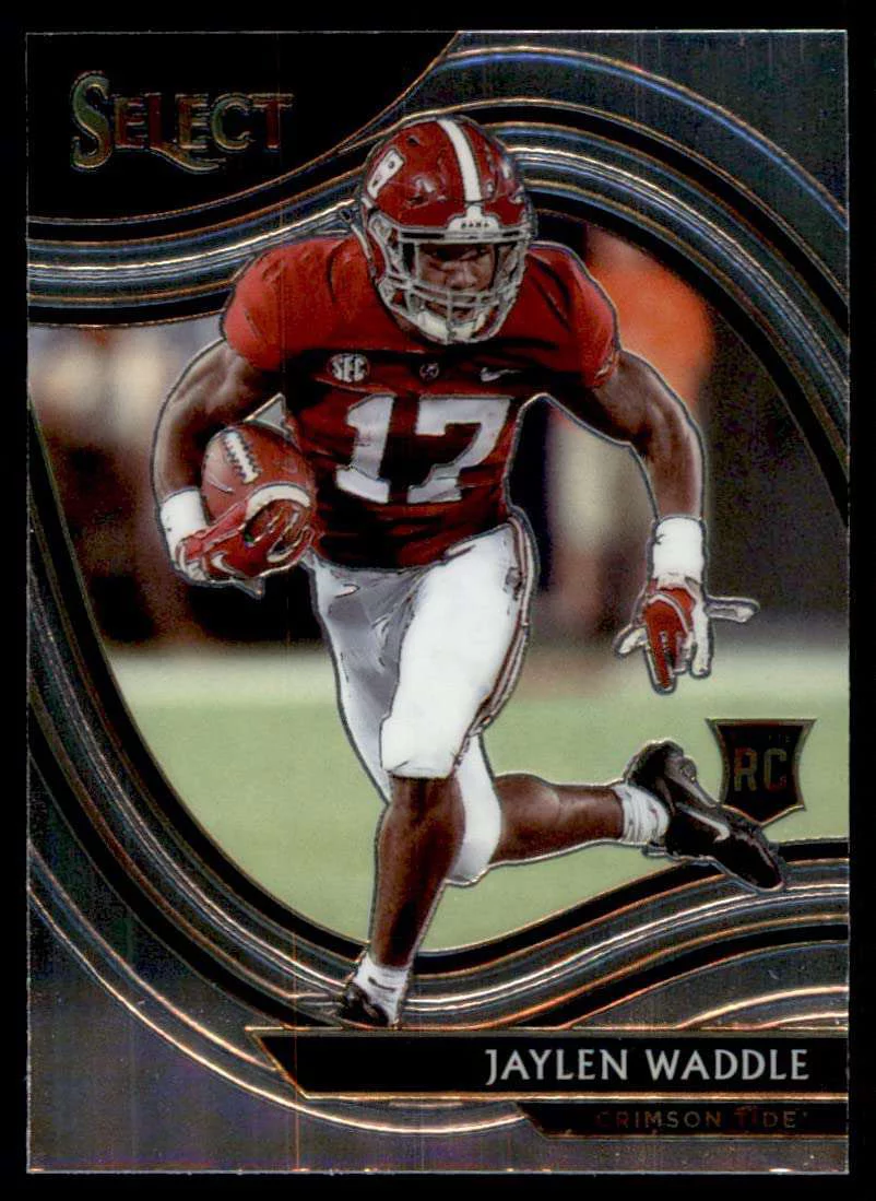 NFL 2021 Panini Chronicles Select Draft Picks Jaylen Waddle Trading Card #264 (Rookie)
