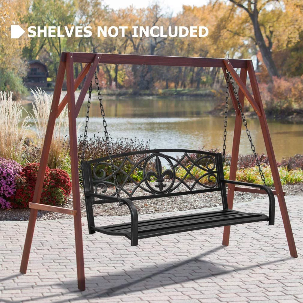 Patio Swing Bench Garden Bench for Patio Outdoor Bench Metal Bench Park Bench Cushion for Yard Porch Clearance Work Entryway