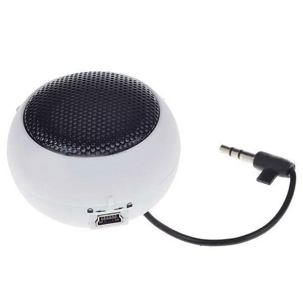 Wired Speaker for TCL 40 XL/XE/X/NxtPaper - Portable Audio Multimedia Rechargeable White for 40 XL/XE/X/NxtPaper