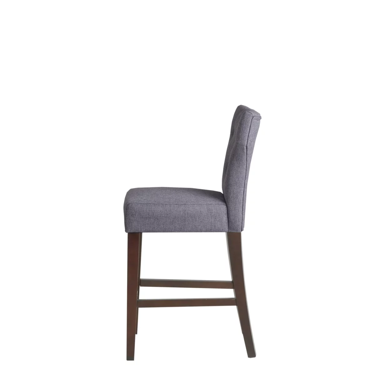 Tufted Back Counter Stool Grey/Avila