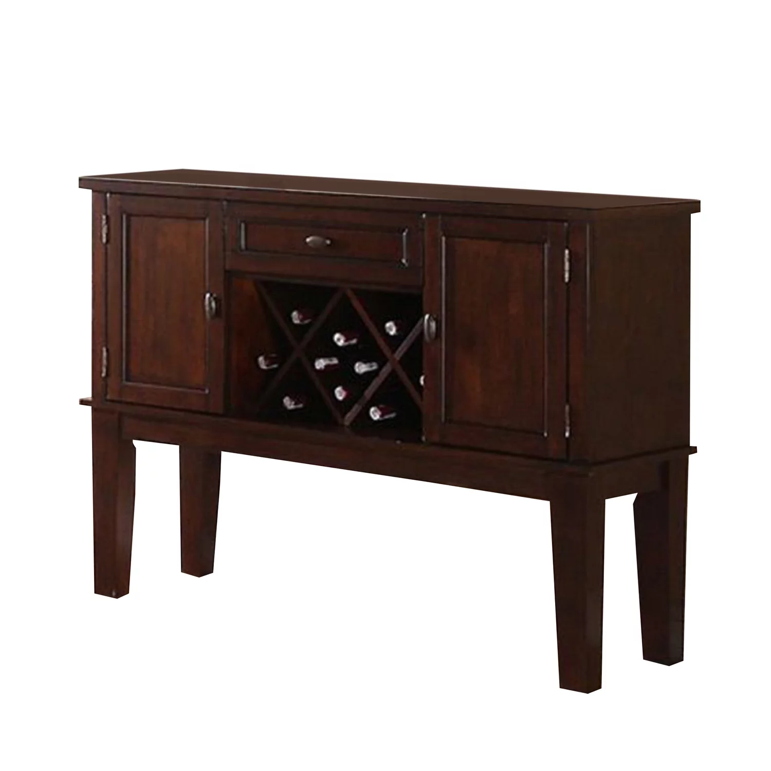 BenJara Warm and Contemporary Server, Brown