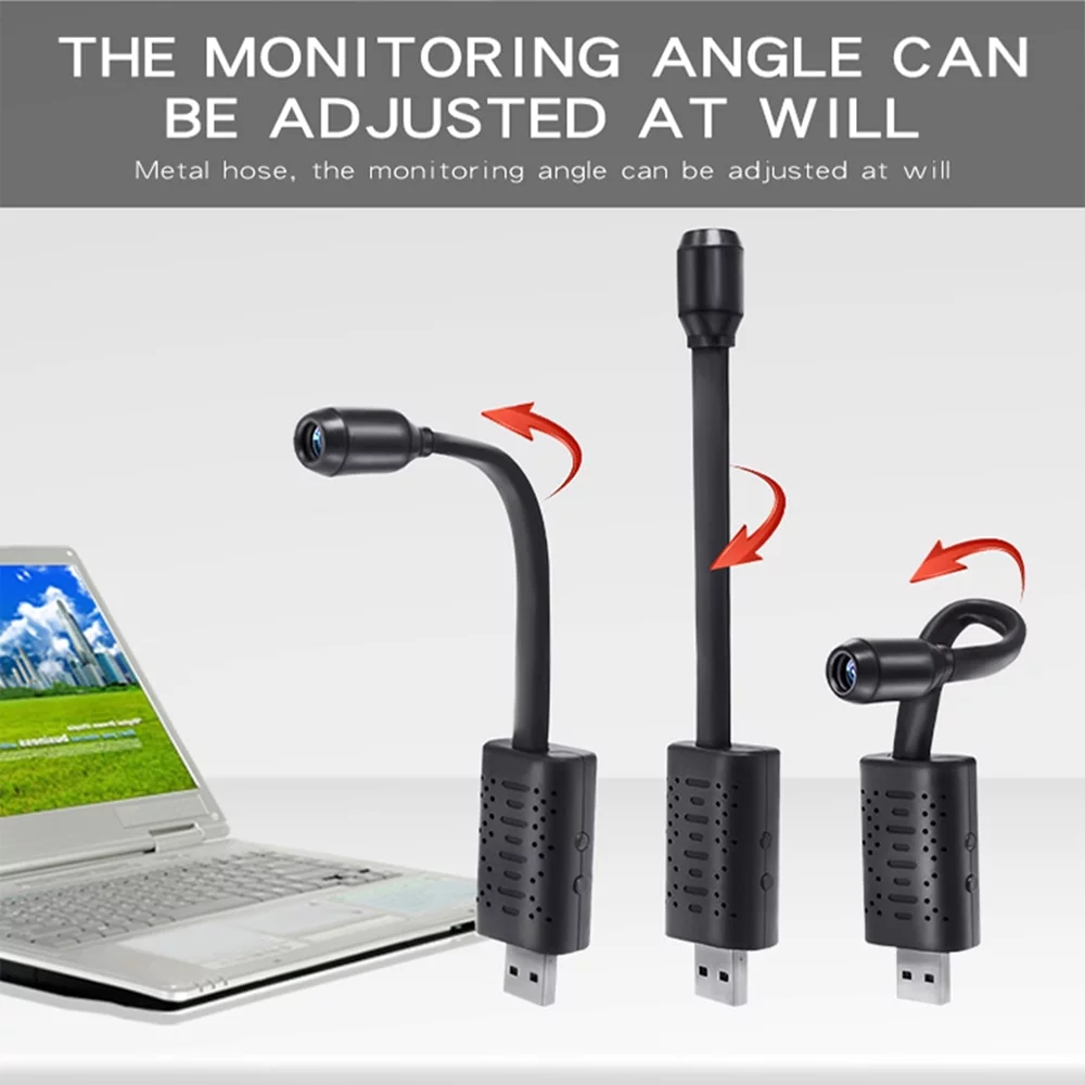 USB Plug Wi-Fi Wireless Camera -DFITO Security Cameras Small 1080p HD Nanny Cam,with 32GB SD Card