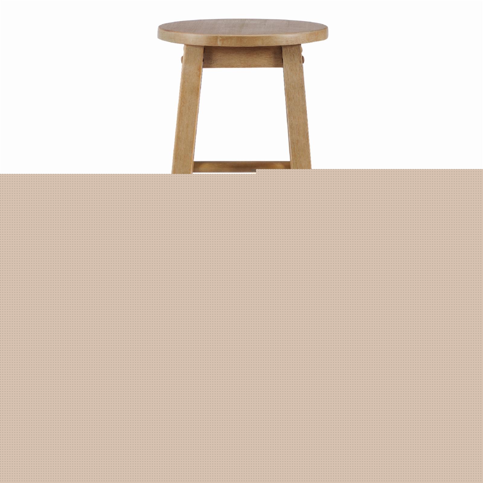 Linon Stool 29 in. Backless Bar Stool - Graywash