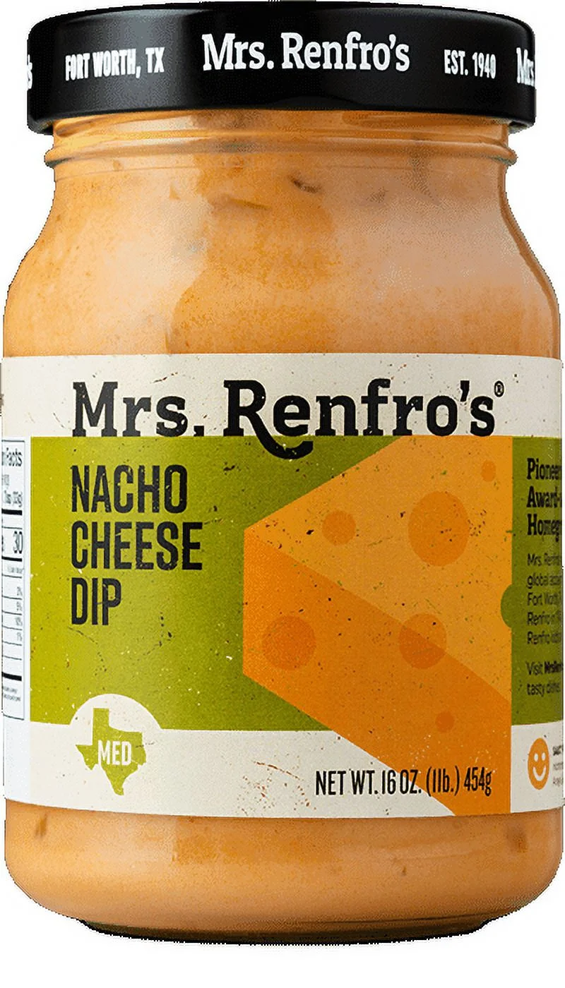 Mrs. Renfro's Nacho Cheese Dip - Medium -- 16 oz