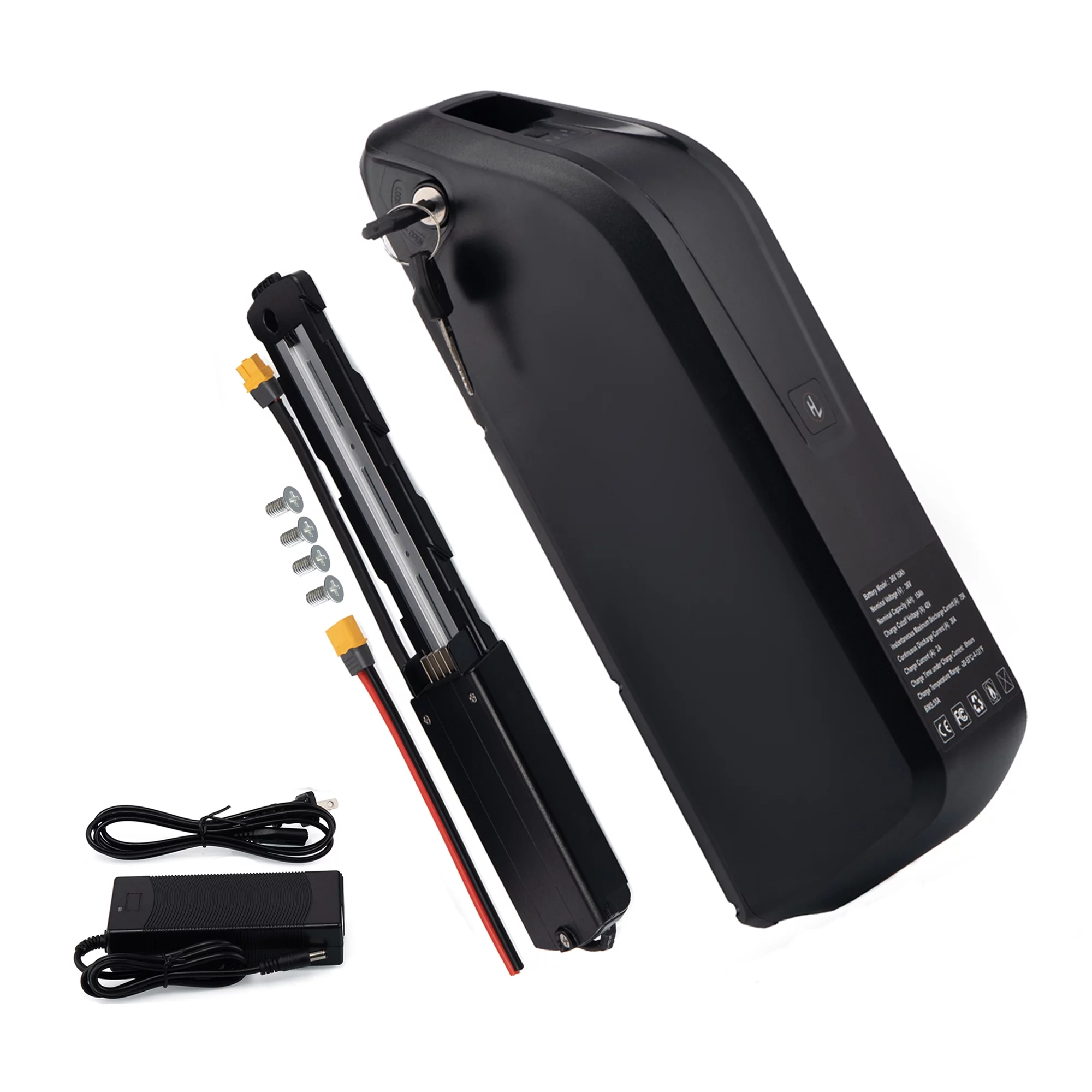 Ebike Battery 48V 10Ah with 2A Charger 30A BMS Bicycle Battery 48V Lithium Battery for 1000W Electric Bike Tricycle