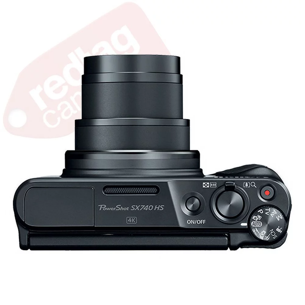 Canon PowerShot SX740 20.3MP Digital Camera Black+ 32GB Deluxe Accessory Package