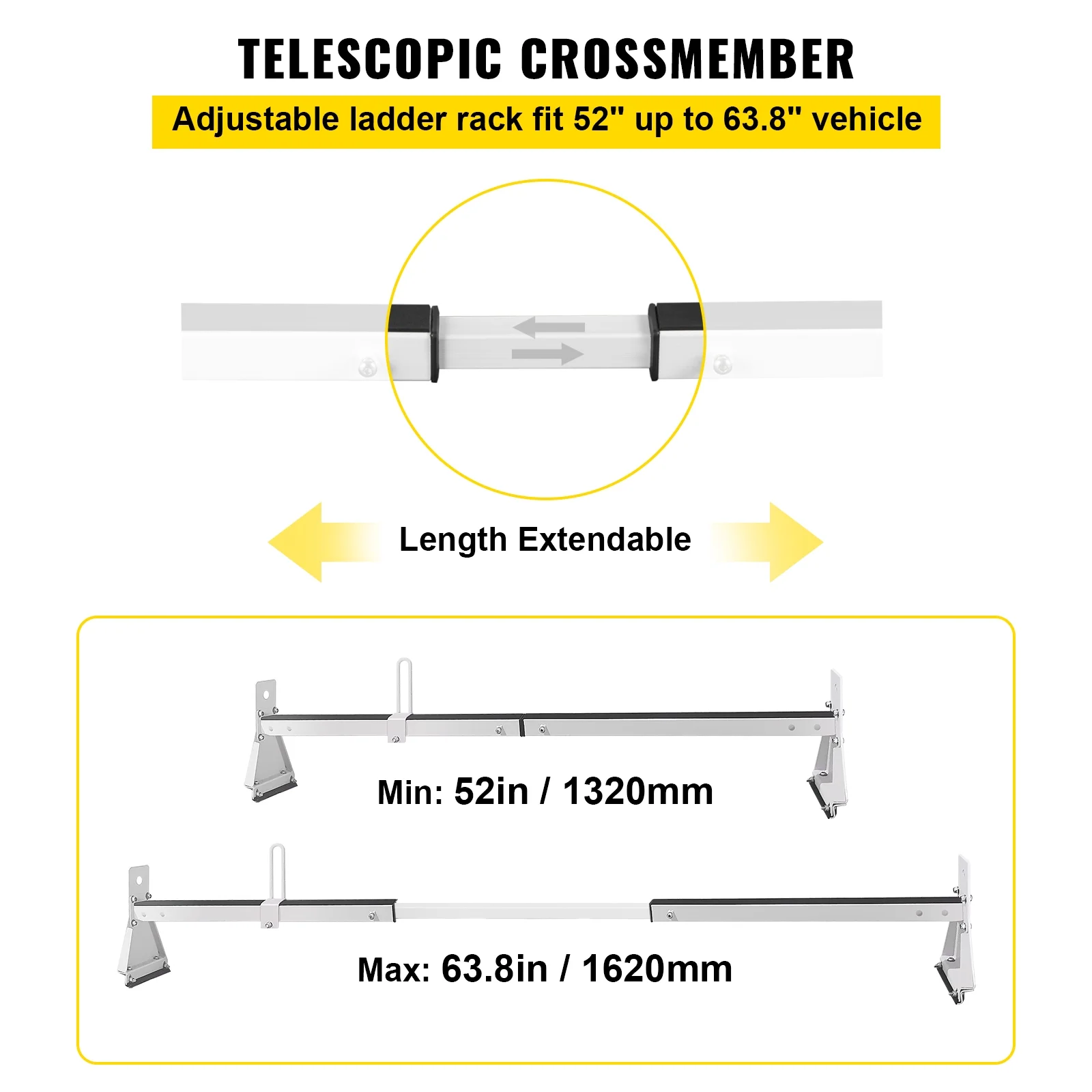 BENTISM Roof Ladder Rack Van Ladder Rack 52