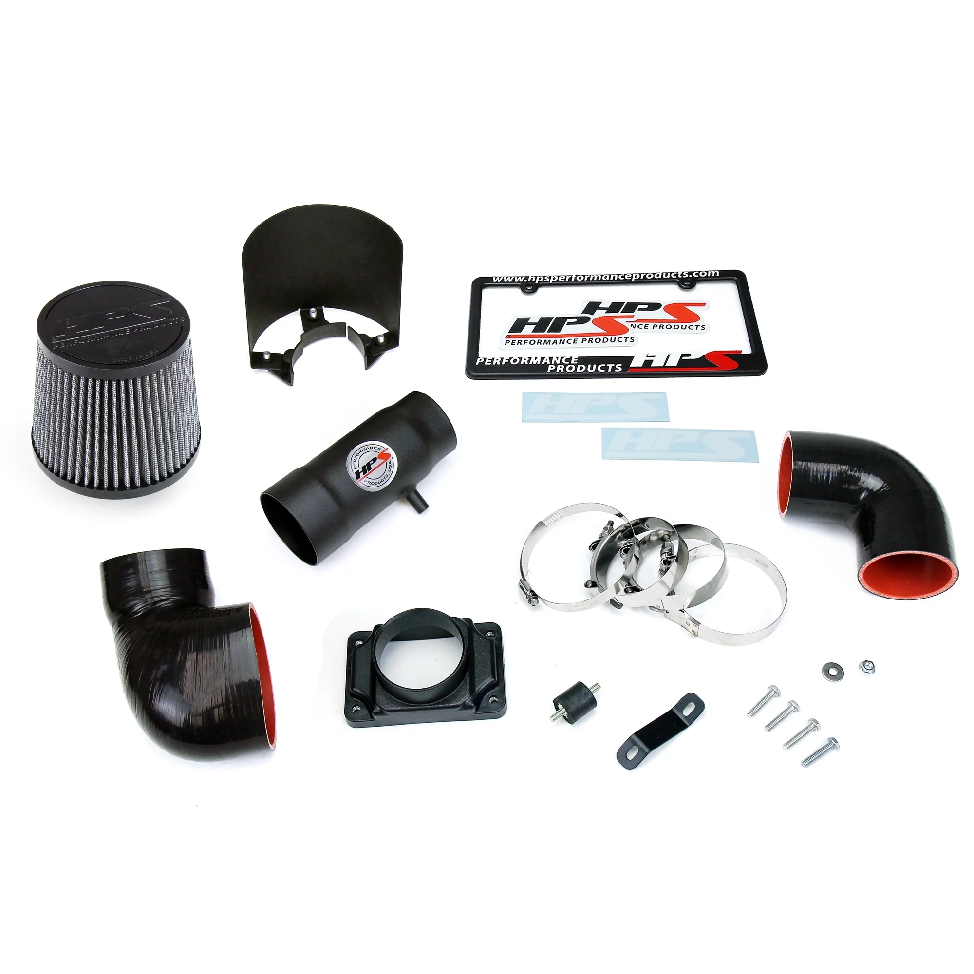 HPS Performance Black Ram Air Intake Kit Compatible for 1991-1999 Mitsubishi 3000GT Dodge Stealth DOHC V6 Non Turbo, 827-151WB