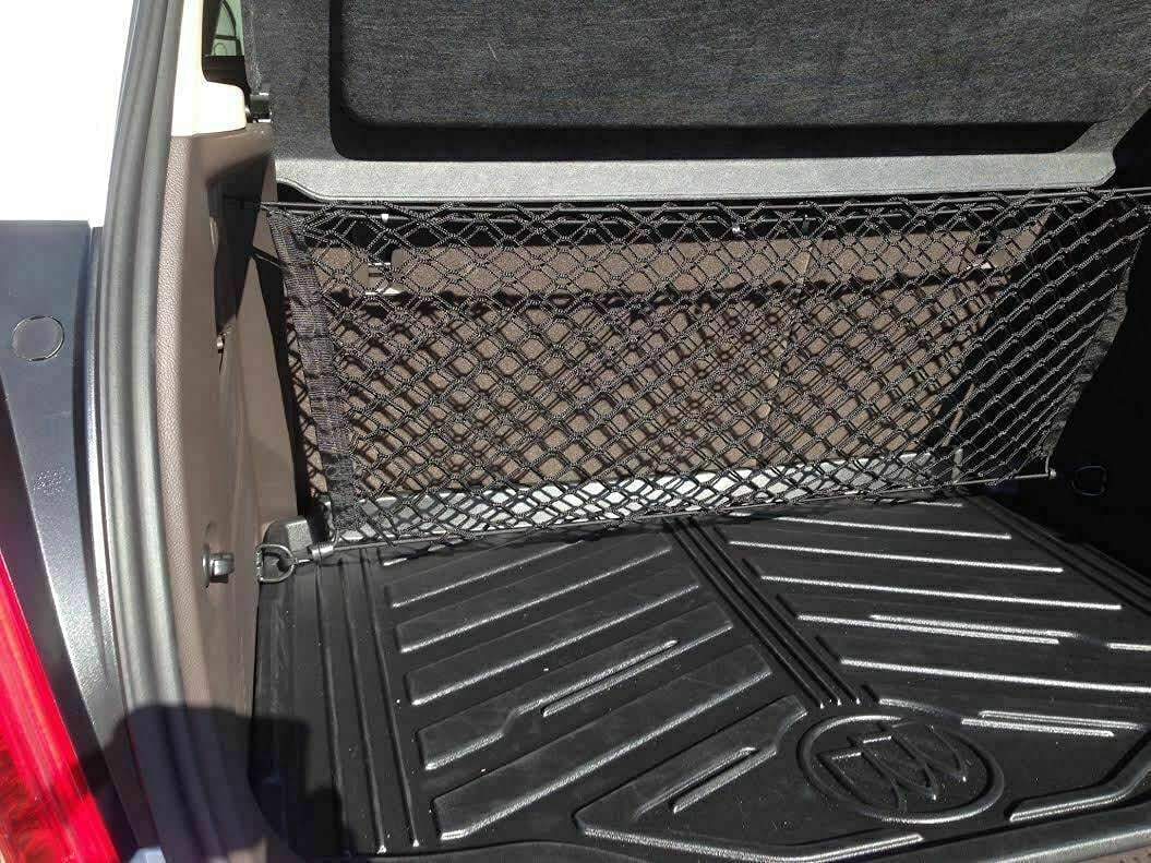 EACCESSORIES EA Trunk Organizer Cargo Net for Buick Encore 2013-2022 – Envelope Style Cargo Net – Premium Mesh Elastic Car Trunk Organizer Vehicle Carrier Storage – Compatible Buick Encore 2013-2022
