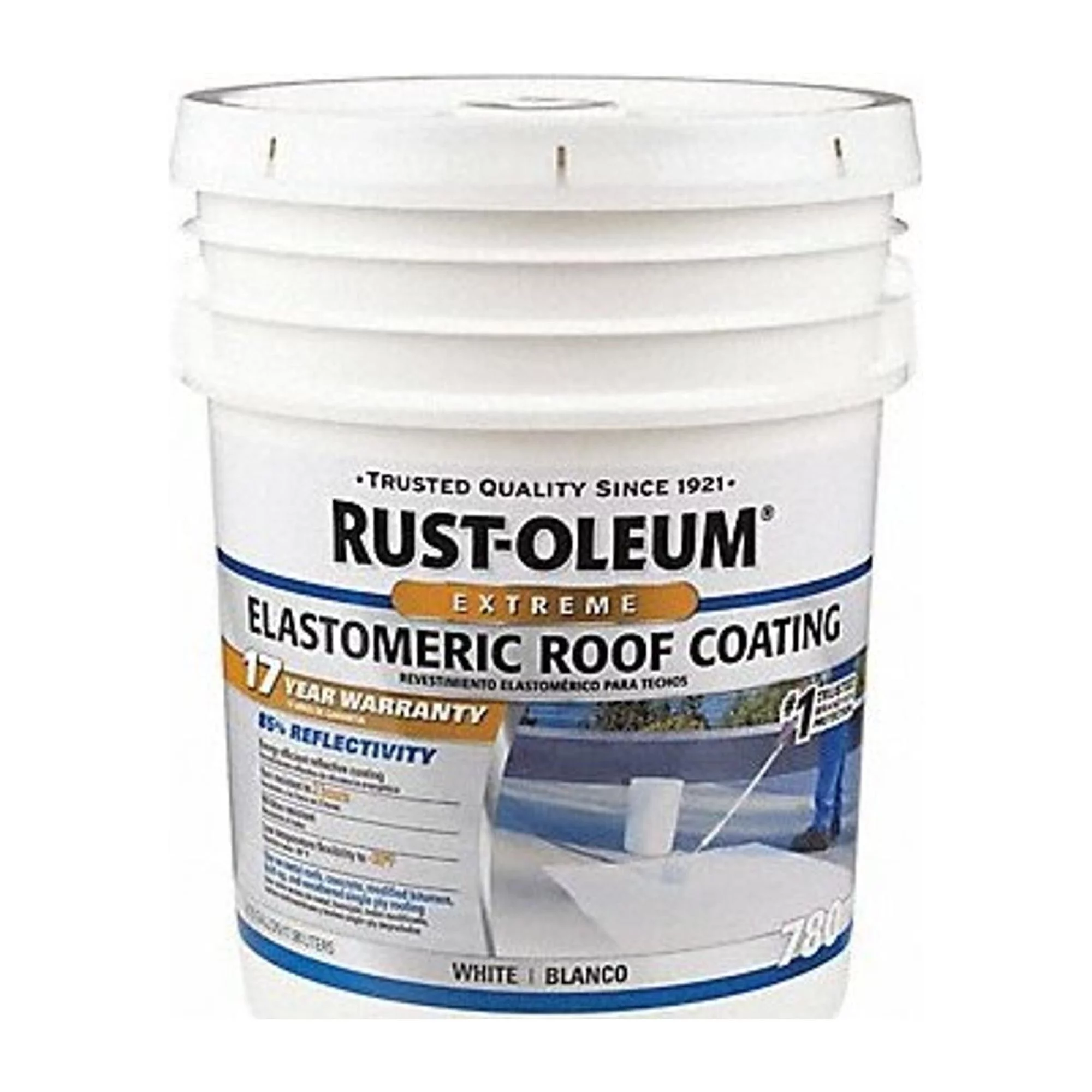 Rust-Oleum Elastomeric Roof Coating,4.75 gal 301992