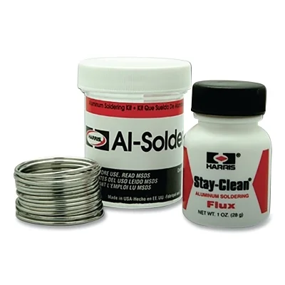 Alsolder 500 Aluminum Kit, 1 oz. Coil; 1 oz. Container Stay-Clean Aluminum Flux