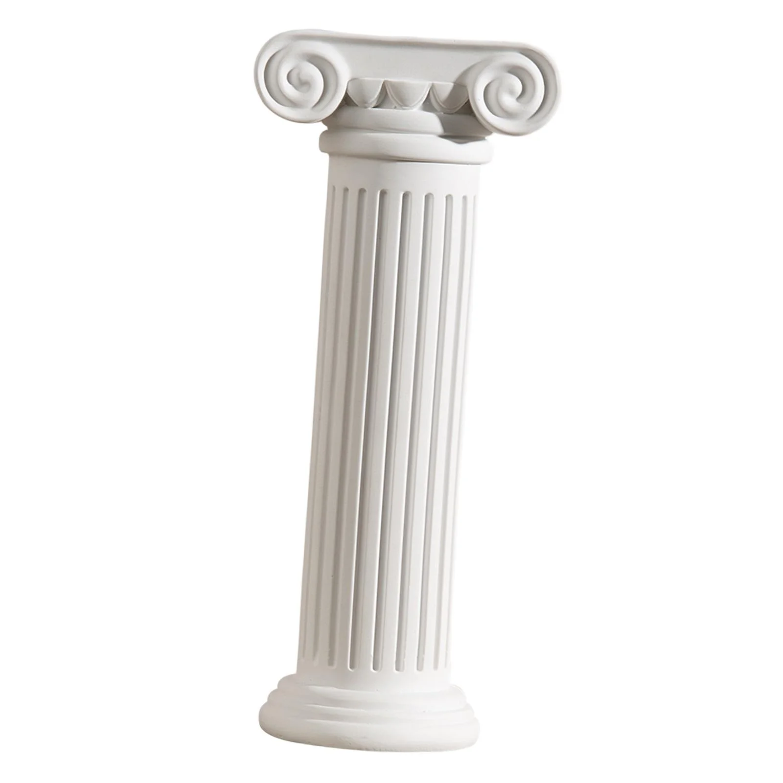 Menolana Flower Pot Resin Statue Floral Arrangements Ornaments Roman Pillar Plant Stand Greek Column Flower Vase for Bookshelf Holiday