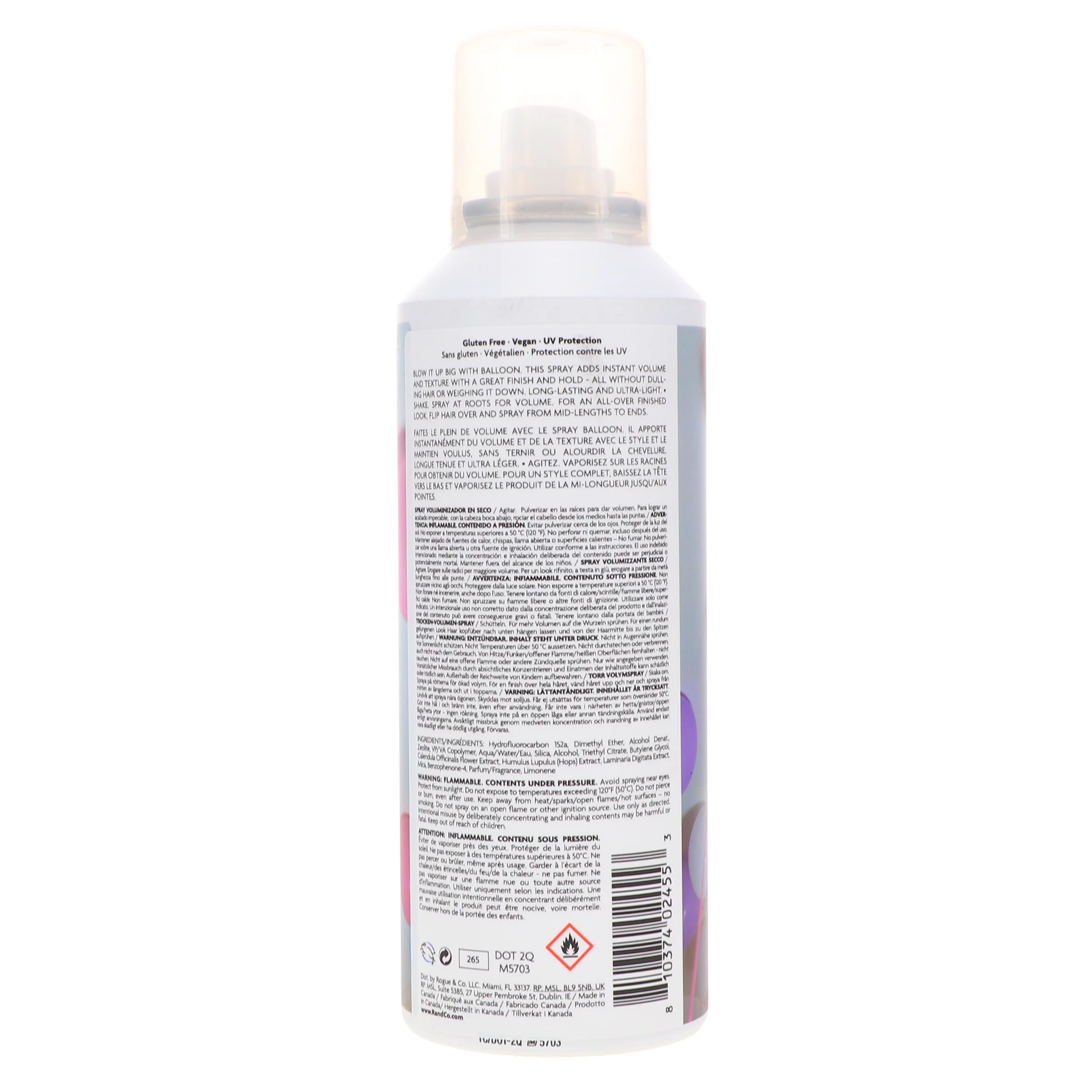 R+CO Balloon Dry Volume Spray 5 oz 2 Pack