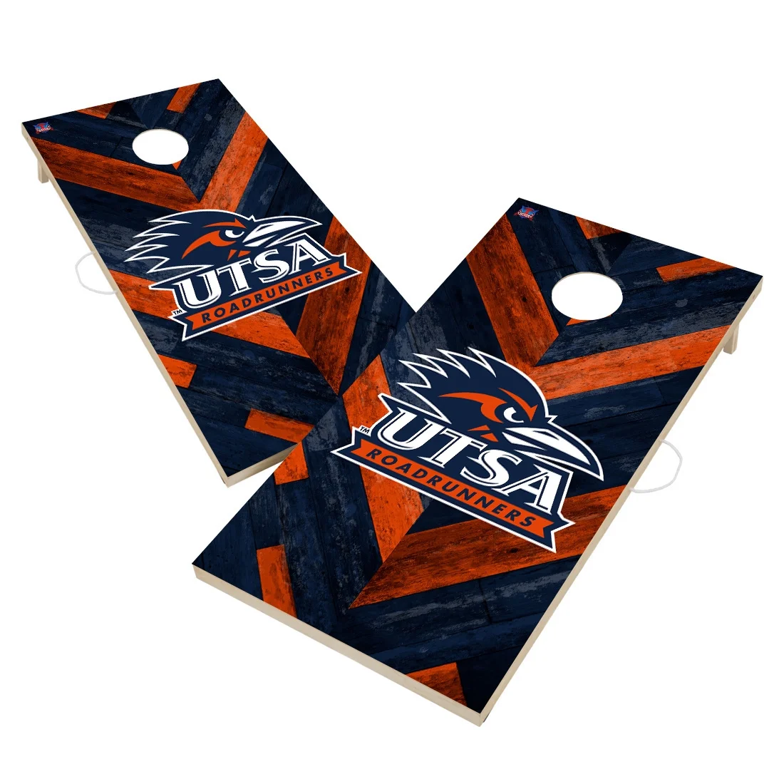 Utsa Roadrunners Texas San Antonio Solid Wood 2X4 Cornhole