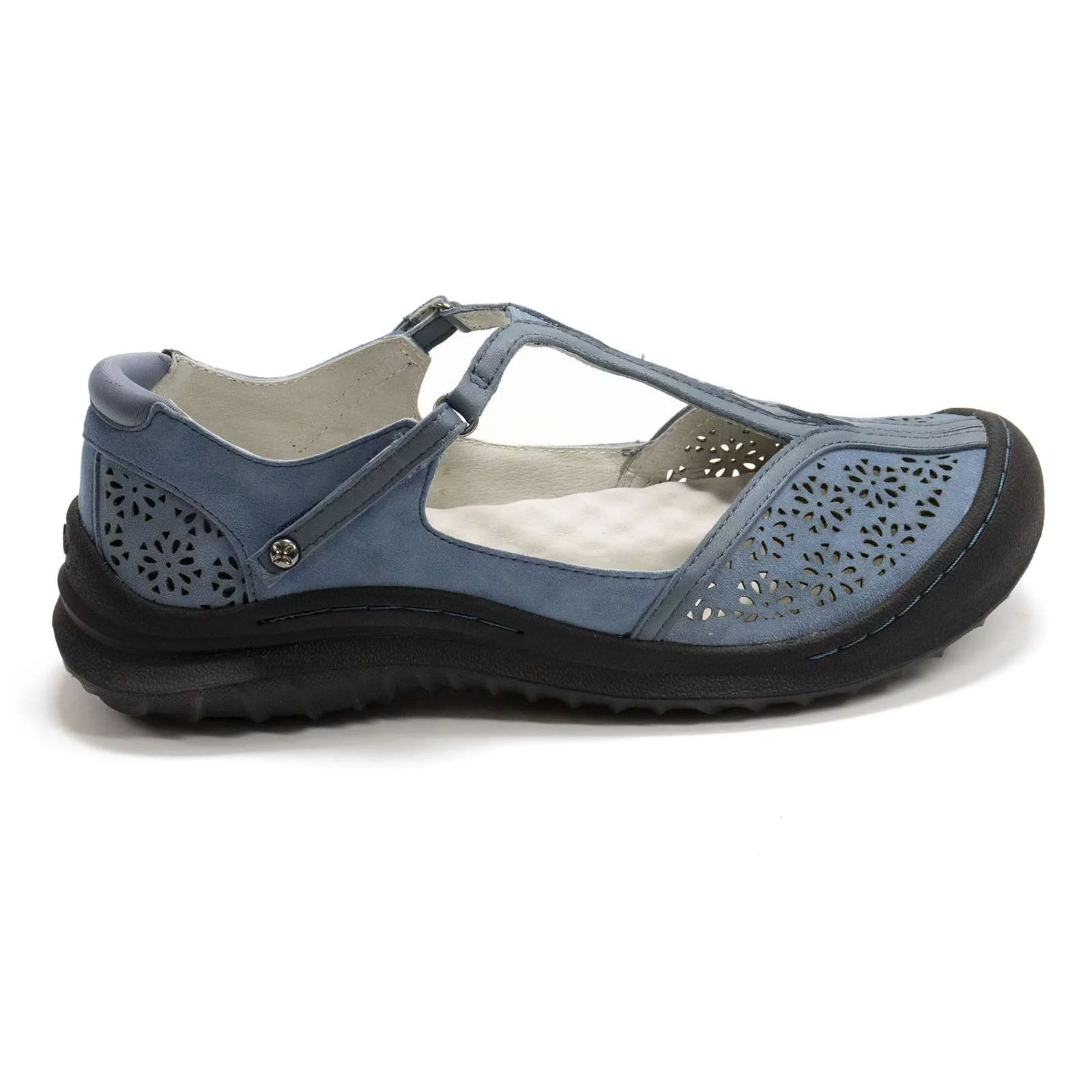 Jambu Women's Creek Mary Jane Flats, Denim,9 M US