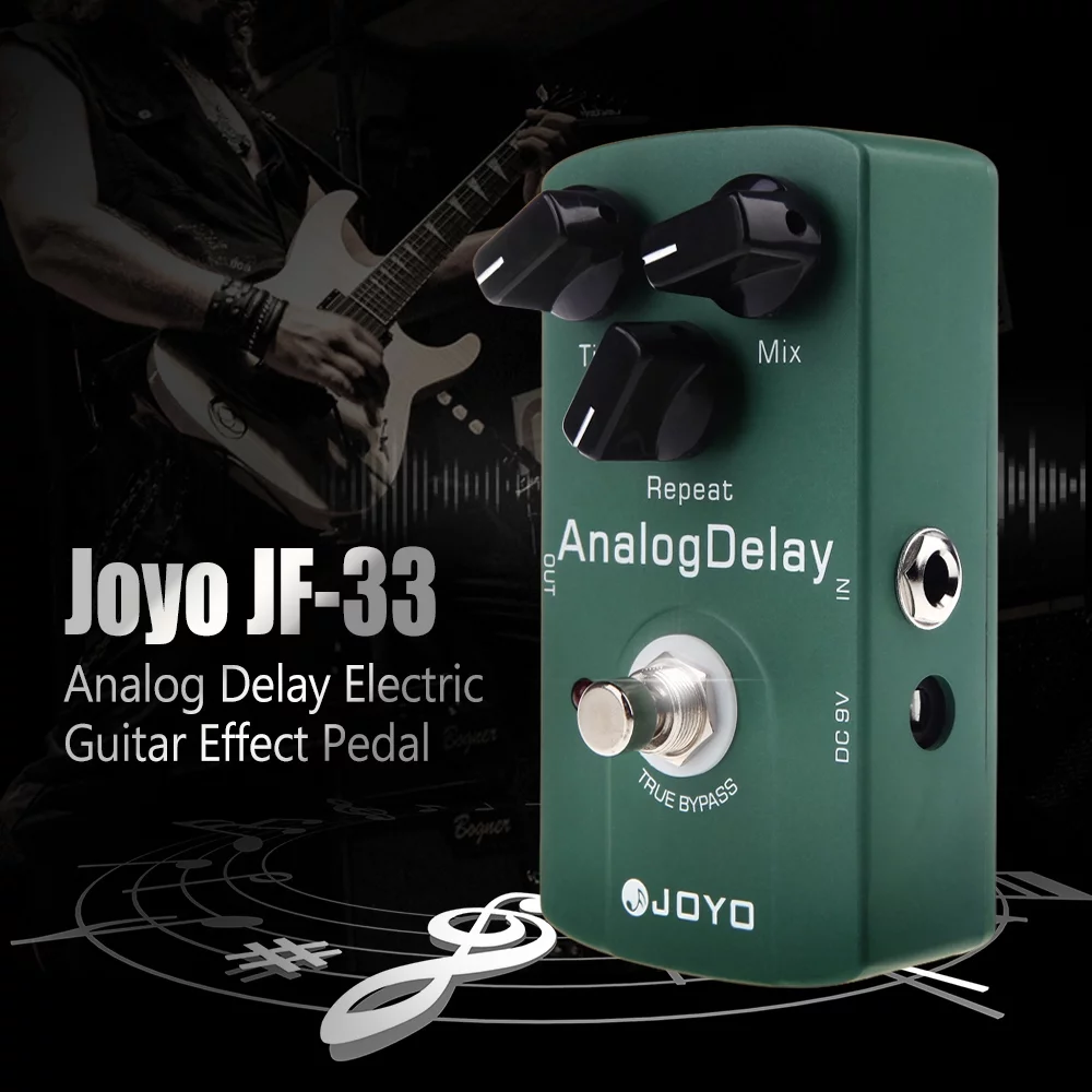 JOYO Effect Pedal,Jf 33 Delay Pedal Joyo Pedal Joyo Jf Jf-33 Bypass Joyo Jf-33 Pedal Bypass Studio Delay Joyo Bypass Delay Pedal Joyo Live Or Delay 33 Delay Jf-33 Sound With Jf Sound Jf-33