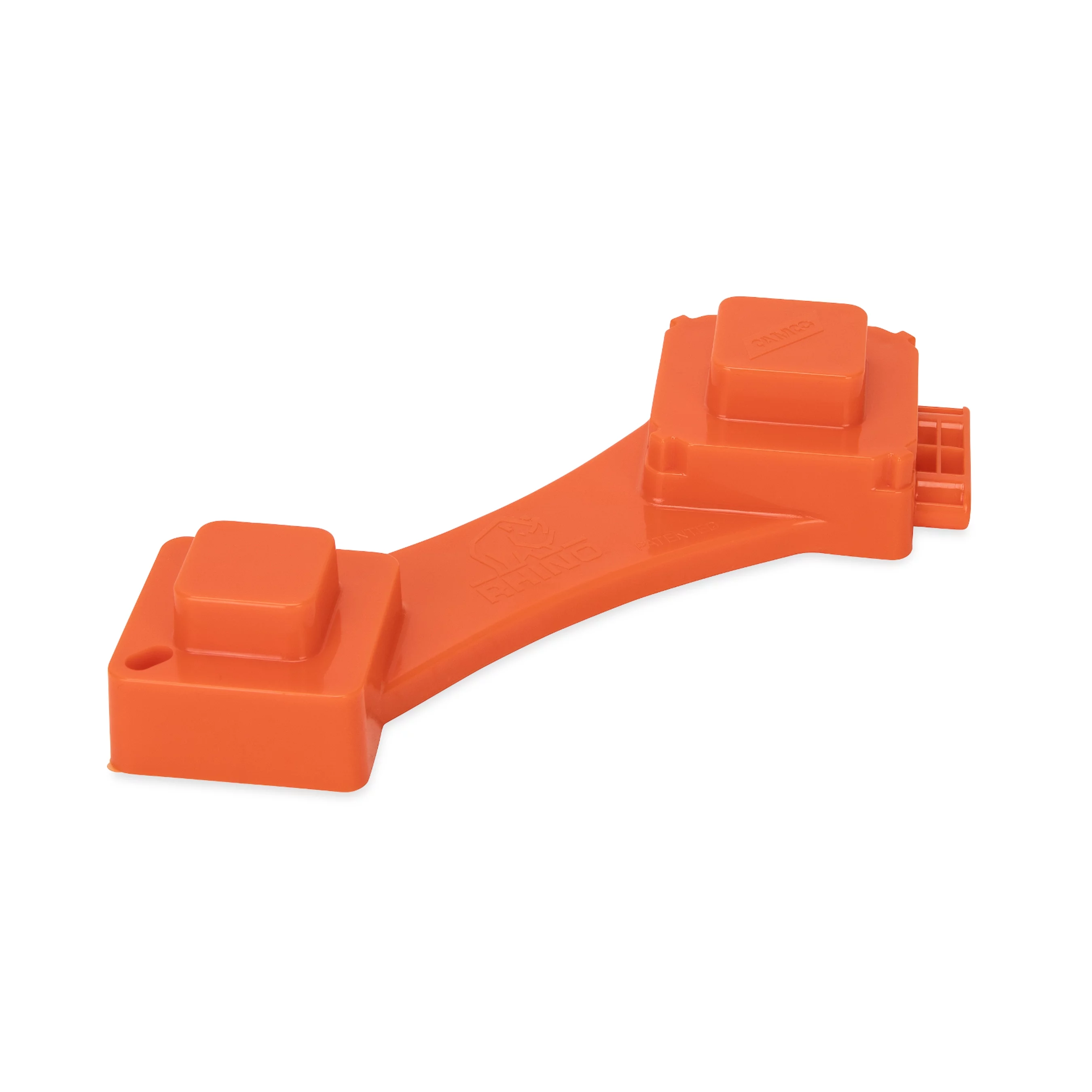 Camco RhinoFLEX 6-in-1 Camper/RV Sewer Fitting Wrench | Plastic, Orange (39759)