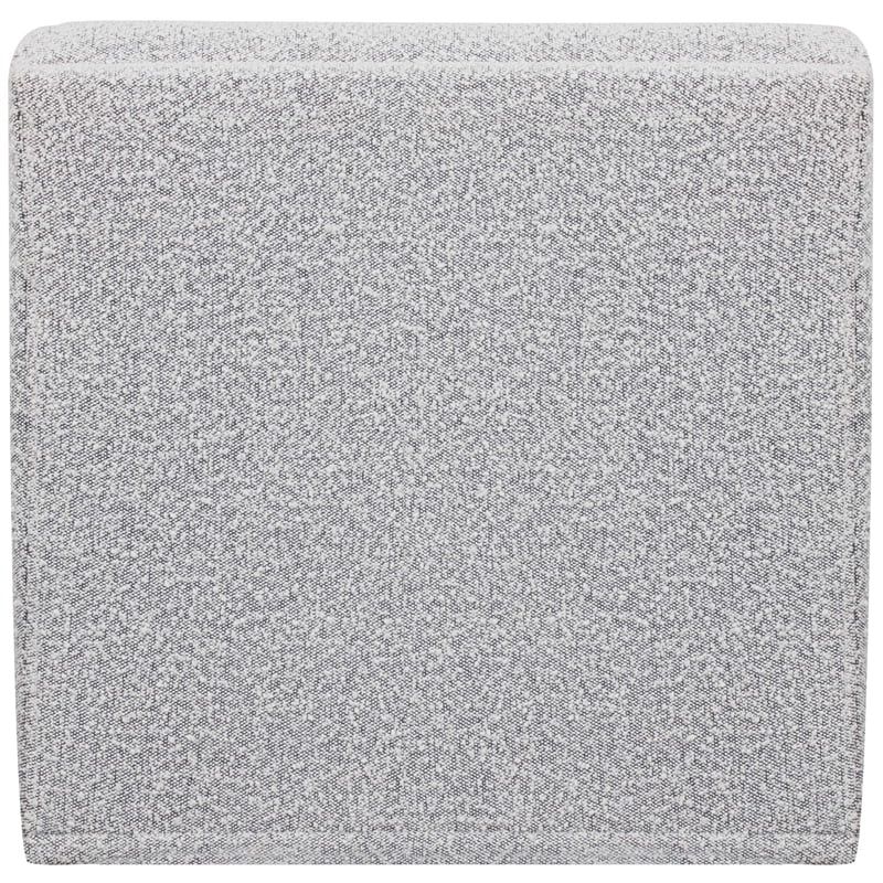 Meridian Furniture Ollie Grey Boucle Fabric Armless