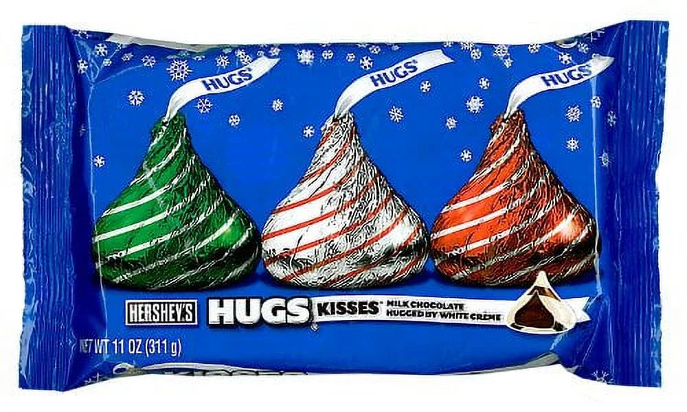 HERSHEYS HUGS Holiday Candies, 11-Ounce Bags