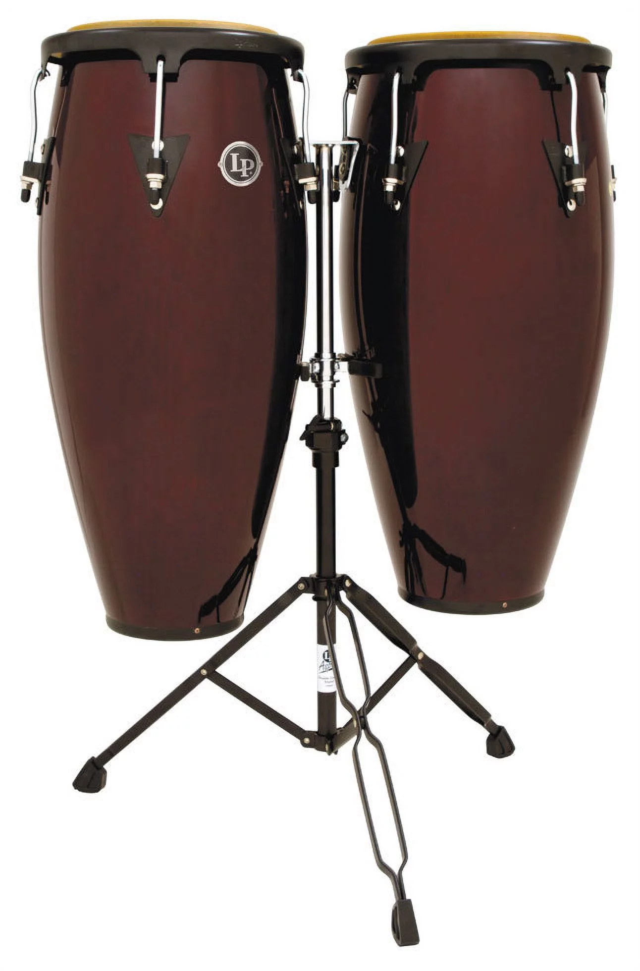 Latin Percussion  Aspire 10.86 Conga Set - Drk Wood Double Standard
