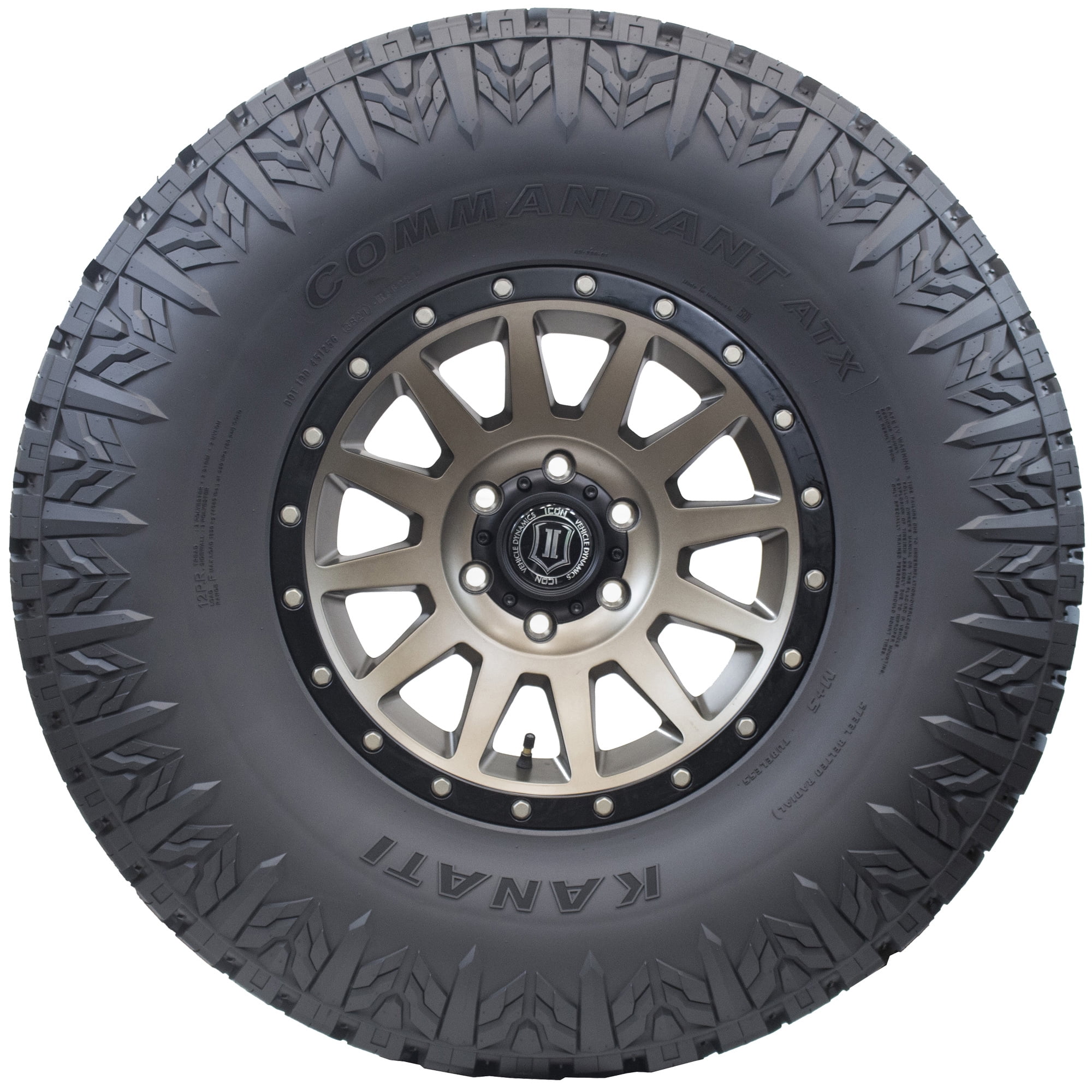 Kanati Commandant ATX LT265/70R18 LRF 12-Ply Rated Heavy Duty All-Terrain Tire (Tire Only)