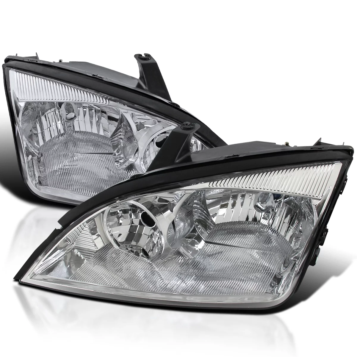 Spec-D Tuning  2005-2007 Ford Focus Headlights - Chrome