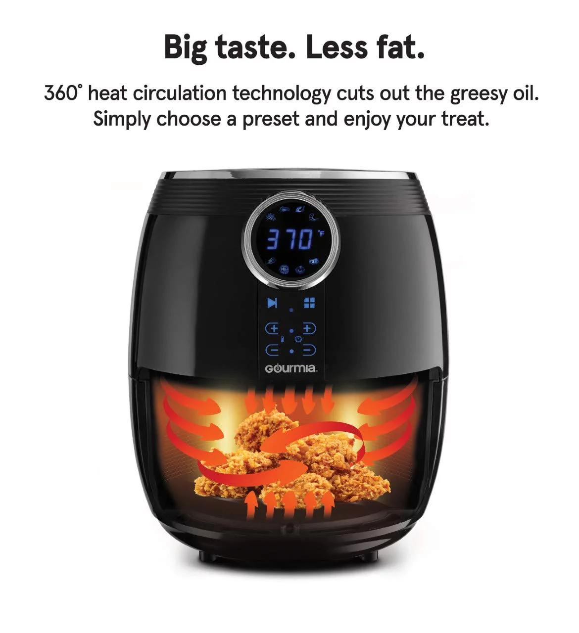 Gourmia Digital Air Fryer 5 Qt./4.7L Capacity
