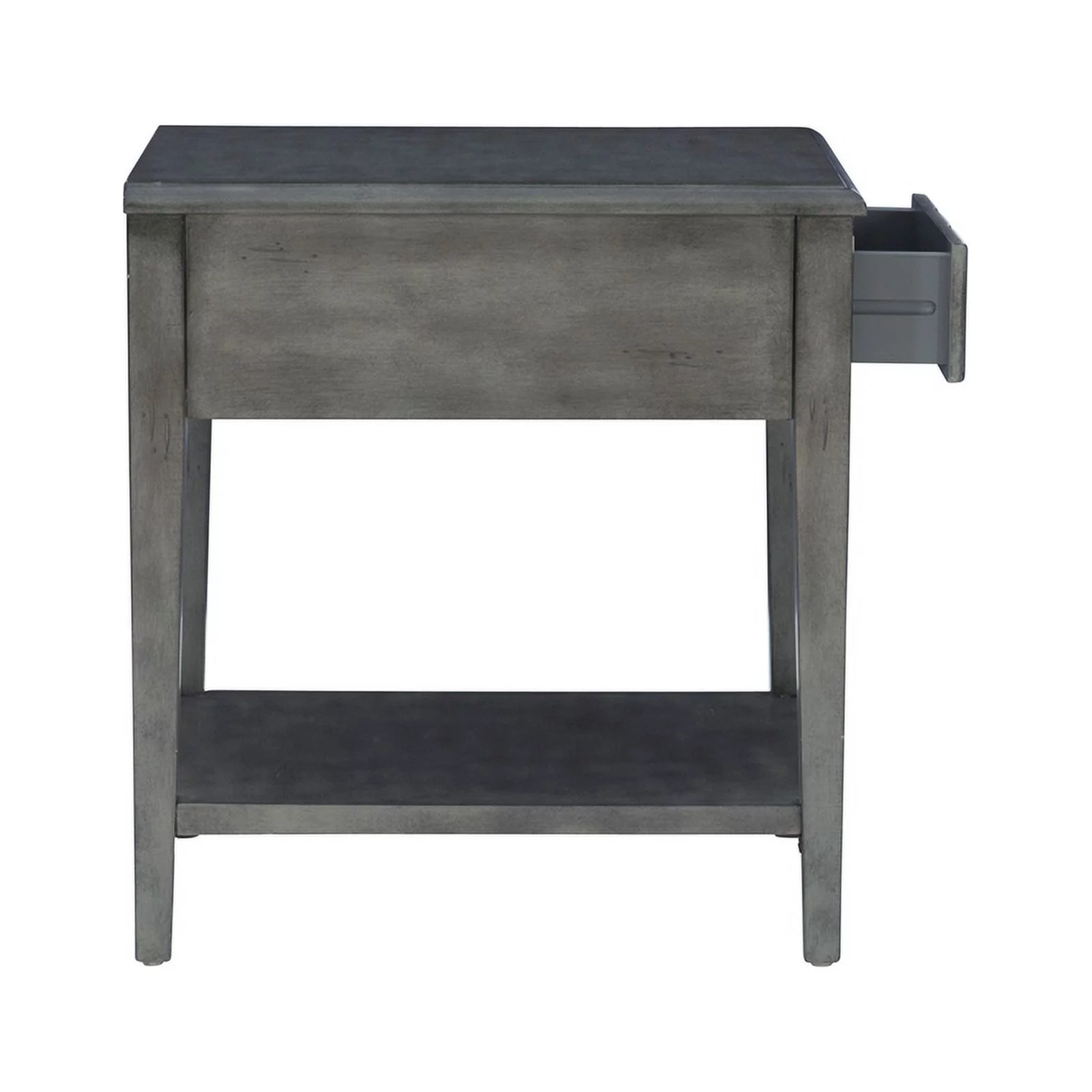 Home Square 3-Piece Set with 2 Accent Tables and Coffee Table in Gray