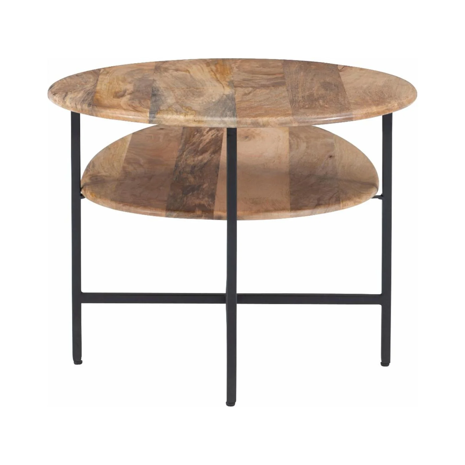 Powell Tavin Coffee Table - Black Base with Natural Top