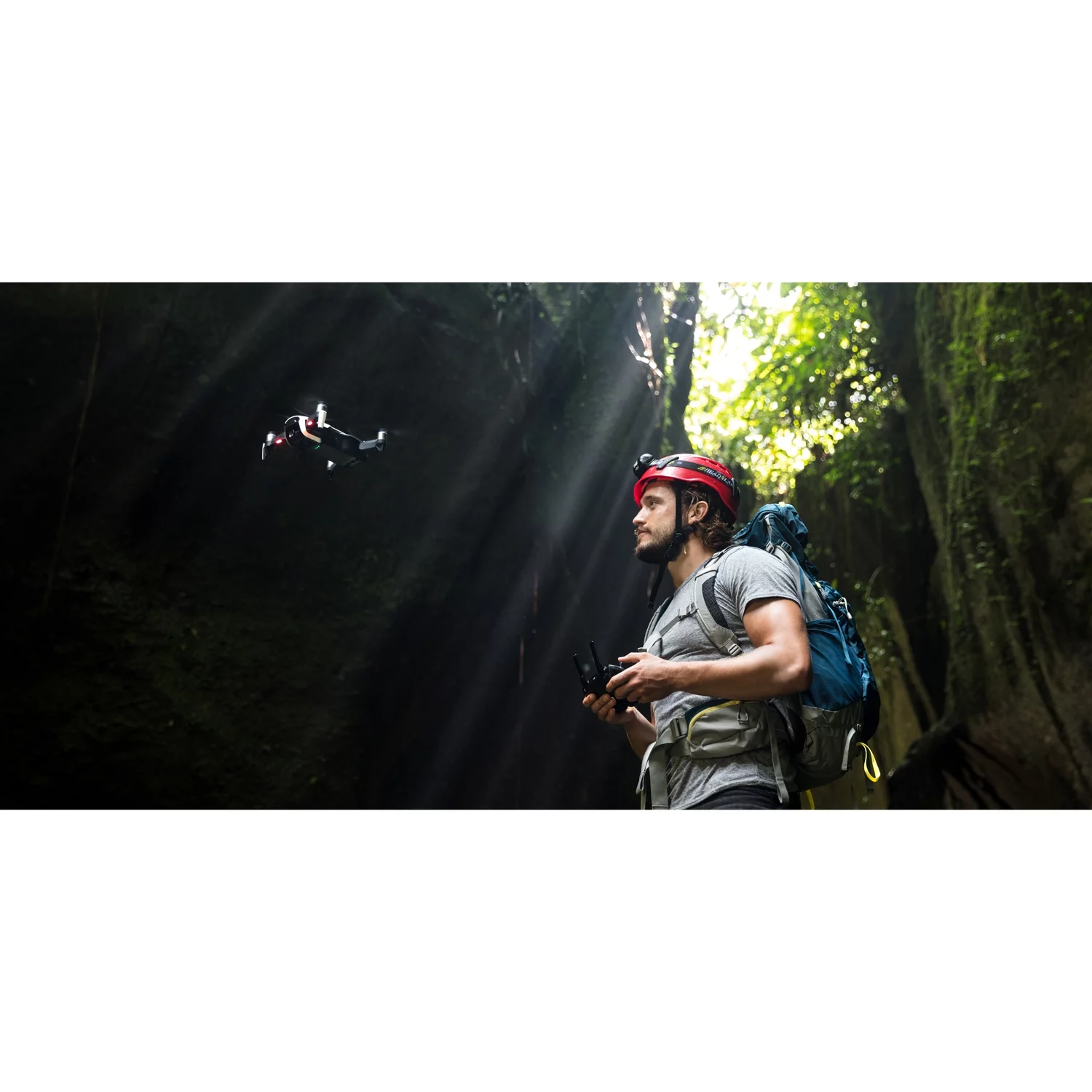 DJI Mavic Air Quadcopter with Remote Controller - Flame Red - (Open Box)