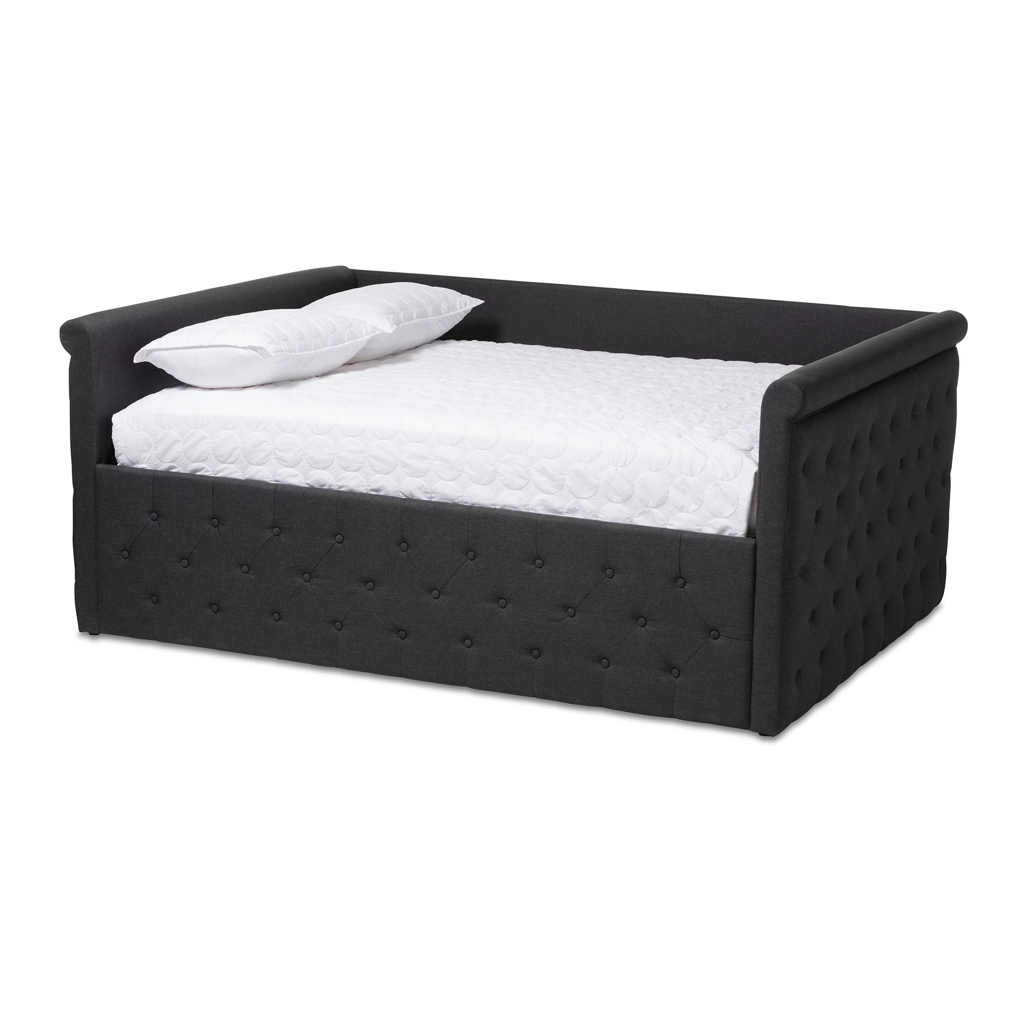 Baxton Studio Amaya Modern and Contemporary Fabric Upholstered Daybed