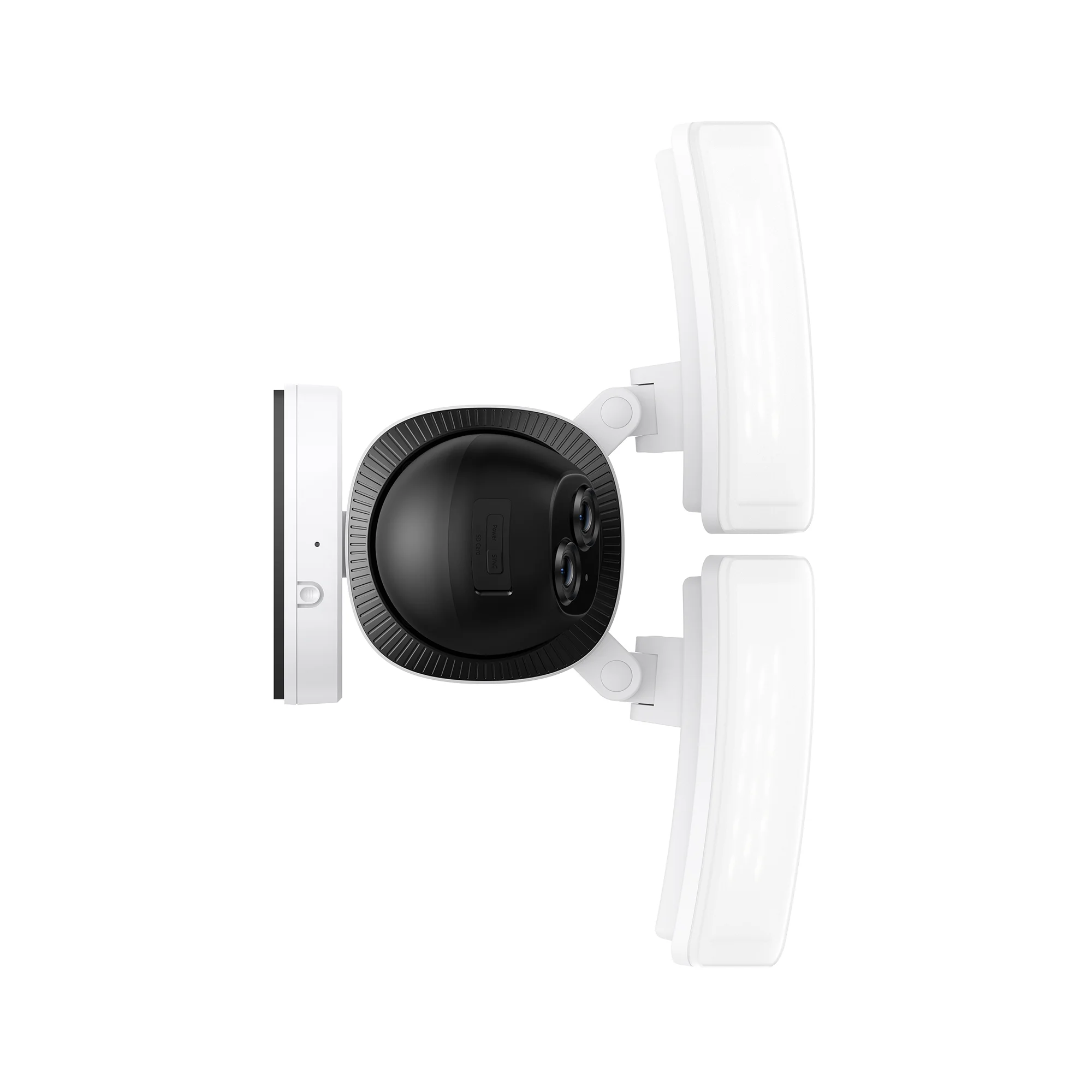 eufy Security Floodlight Camera E340 Wired Dual Camera, 360° Pan & Tilt, Wi-Fi 6, No Monthly Fee