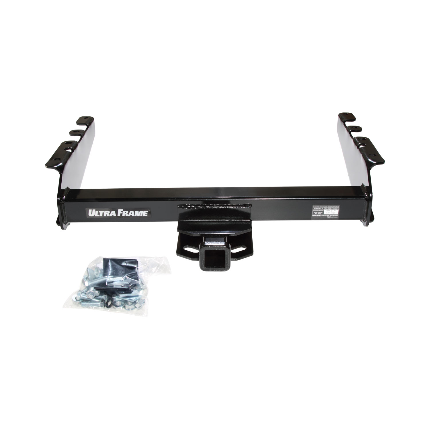 1995-2002 Dodge Ram 3500 Draw-Tite Class 5 Trailer Hitch, 2 Inch Square Receiver, Black w/ Custom Fit Wiring Kit