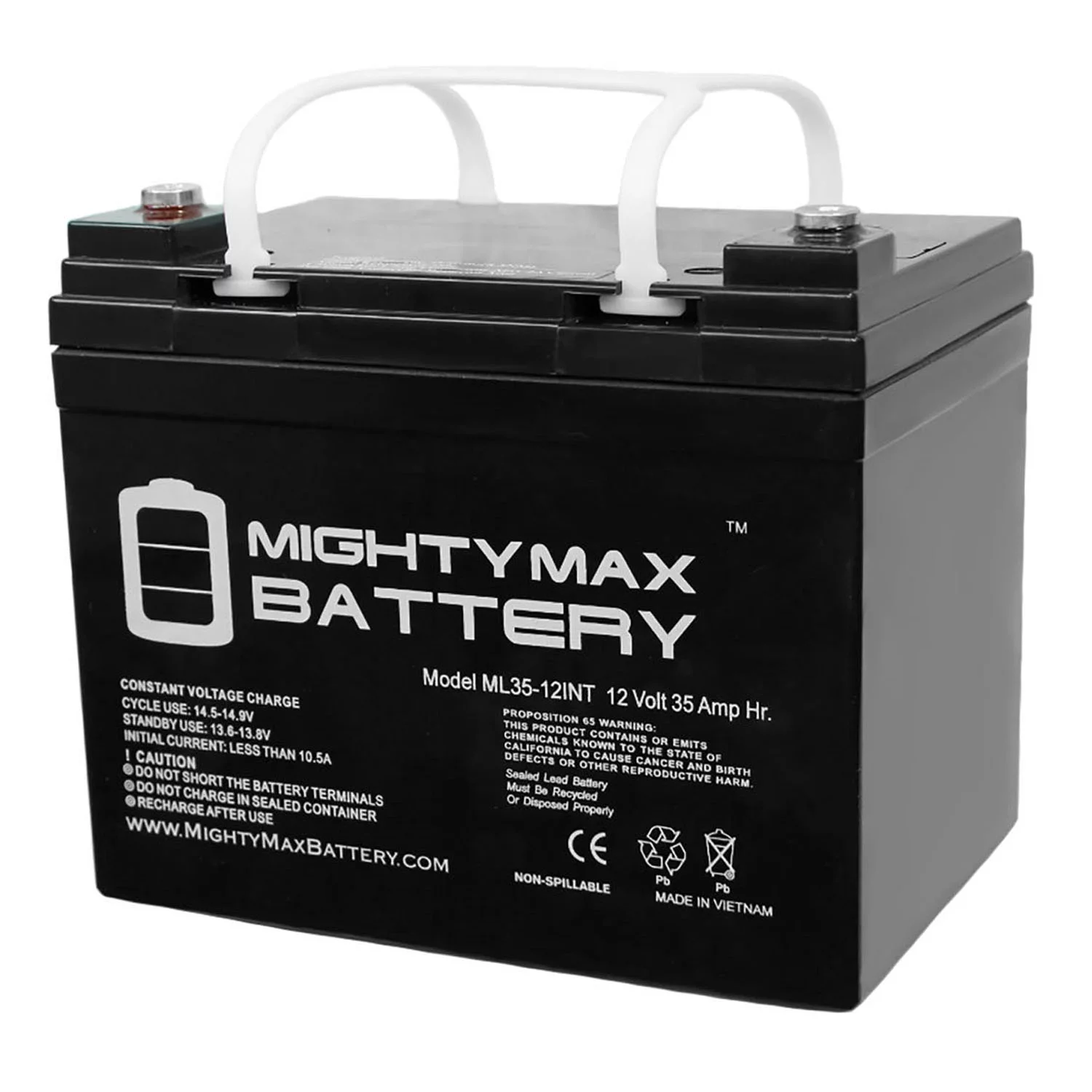 12V 35AH SLA Internal Thread Battery for INVACARE,FWD JR,POWER 9000